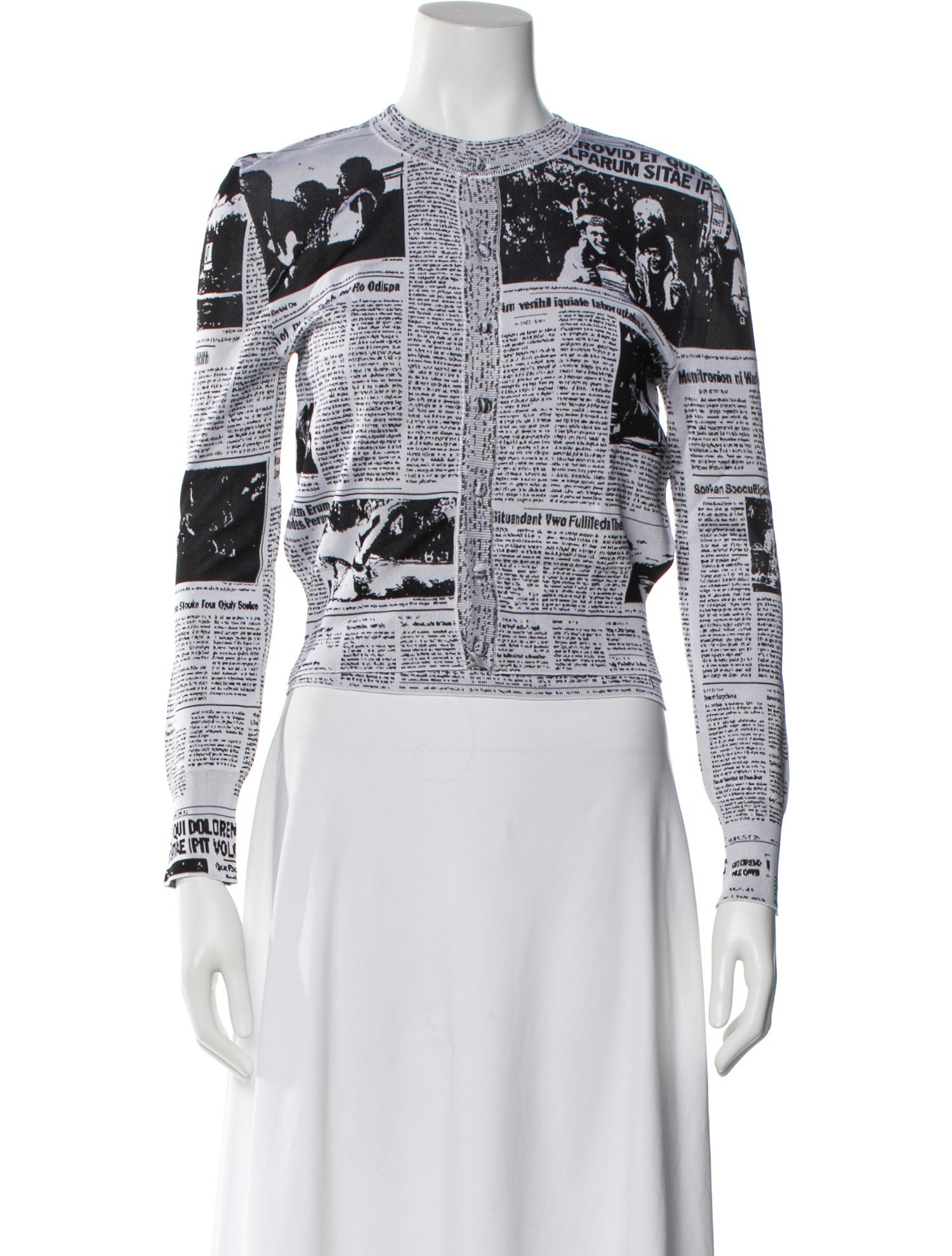 Balenciaga 2017 Printed Sweater