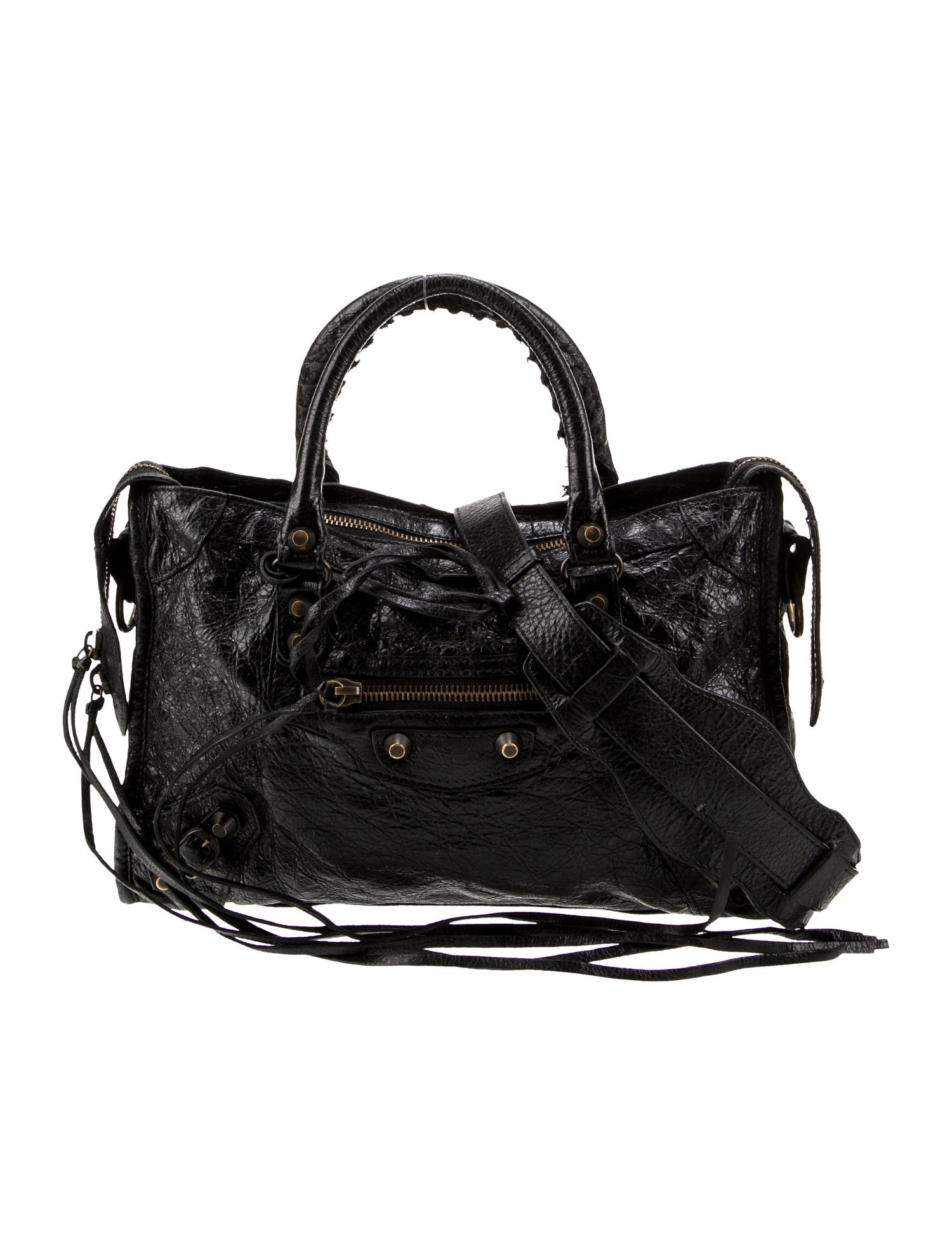 Balenciaga Leather Motocross Classic City