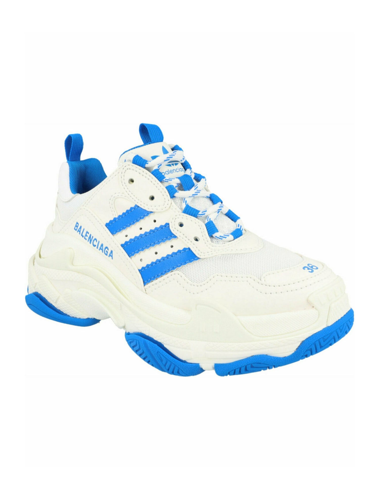 Balenciaga Triple S Leather Athletic Sneakers w/ Tags
