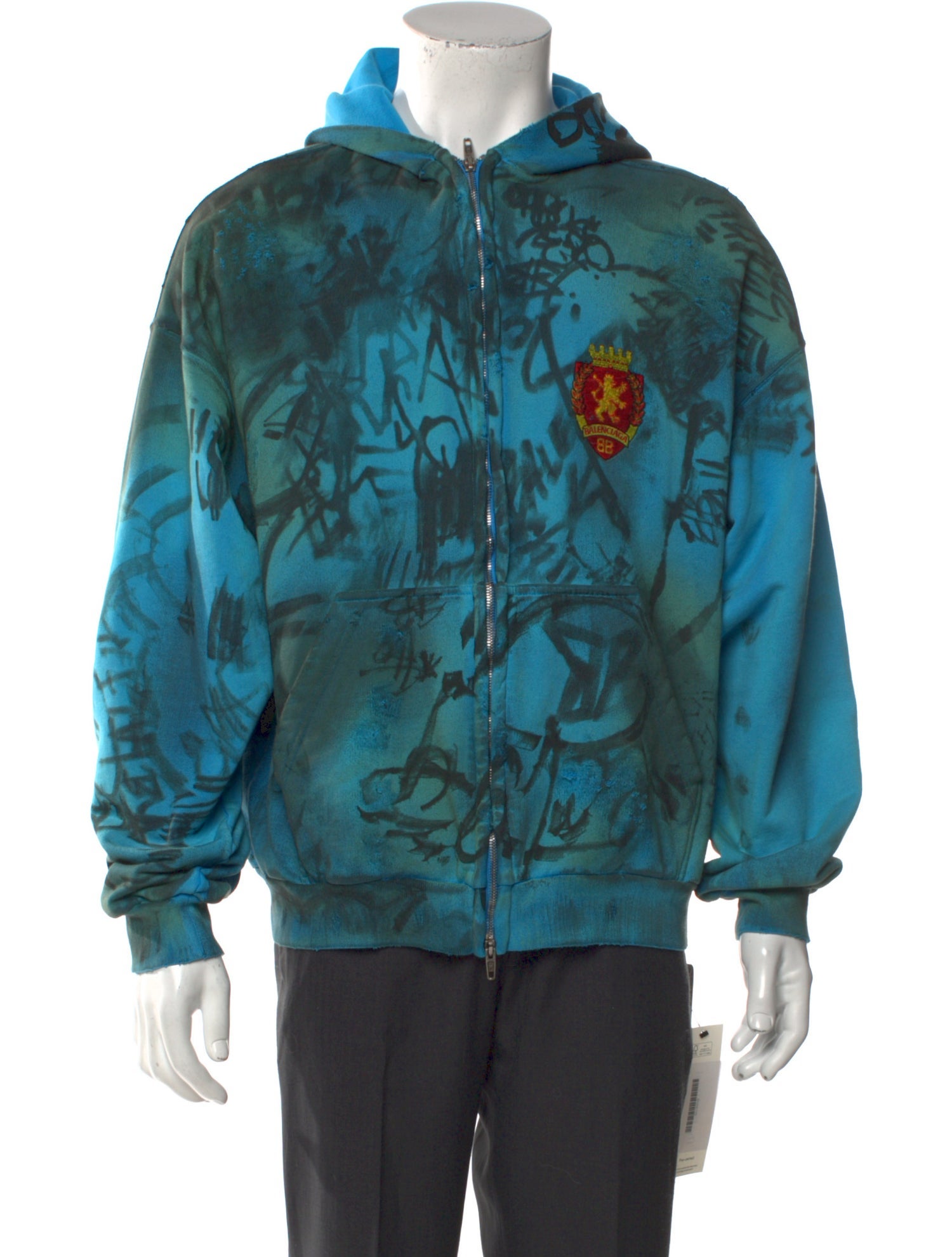 Balenciaga 2022 Graphic Print Hoodie w/ Tags