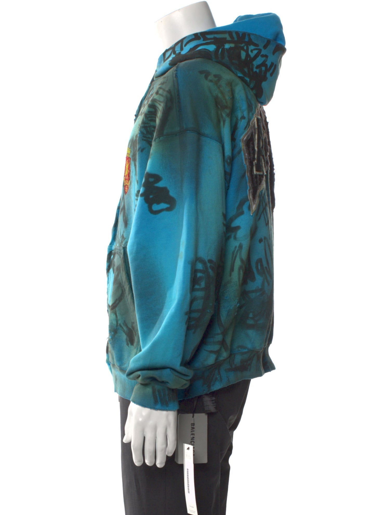 Balenciaga 2022 Graphic Print Hoodie w/ Tags