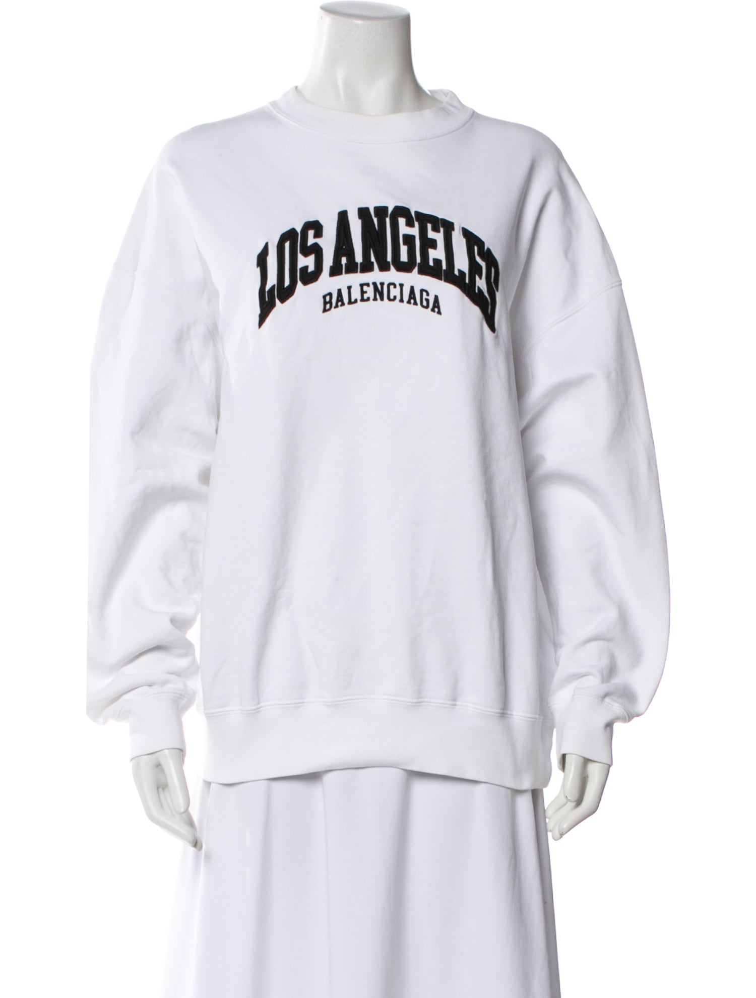 Balenciaga Graphic Print Crew Neck Sweatshirt