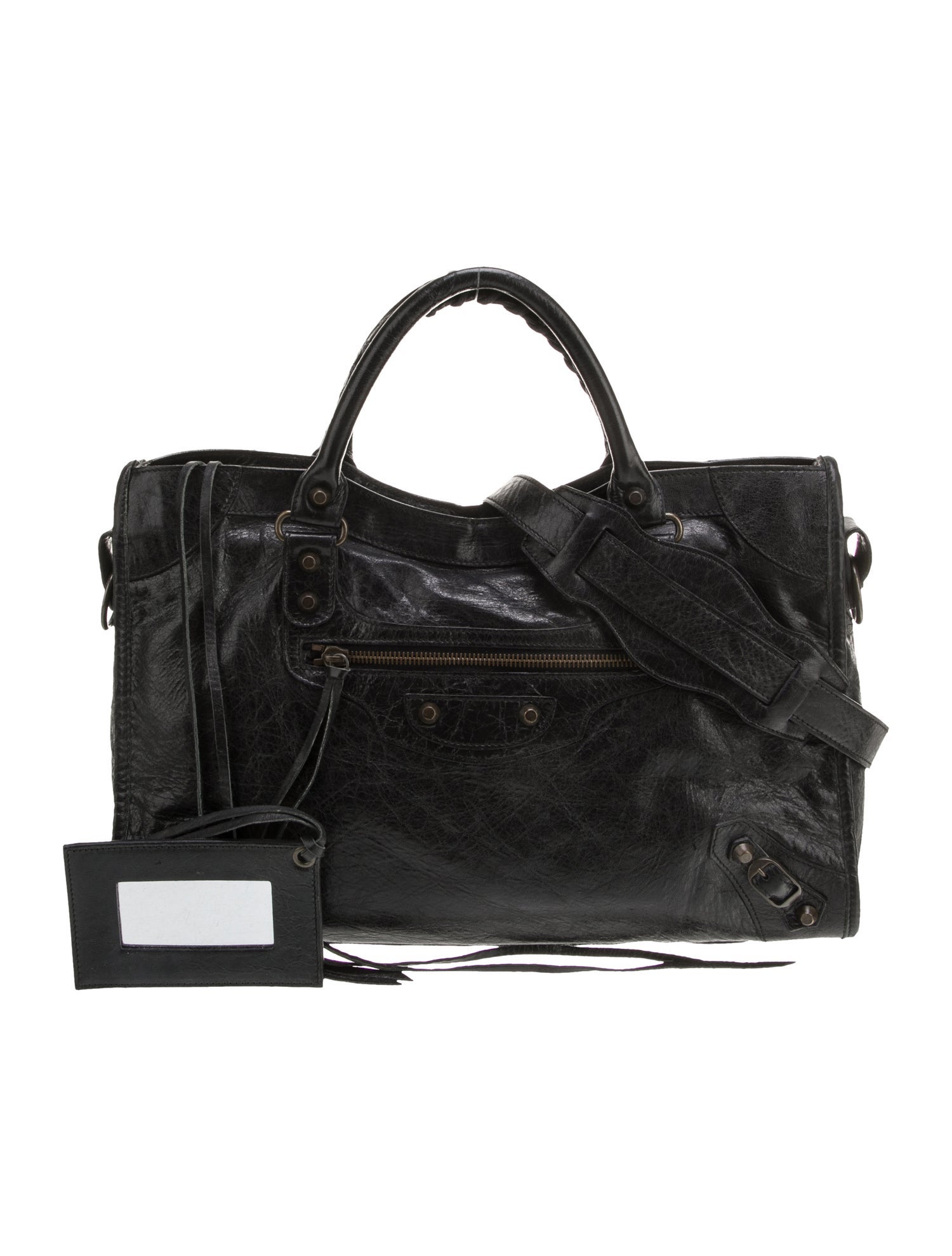 Balenciaga Leather & Corduroy Matrix Bag - Green Hobos, Handbags