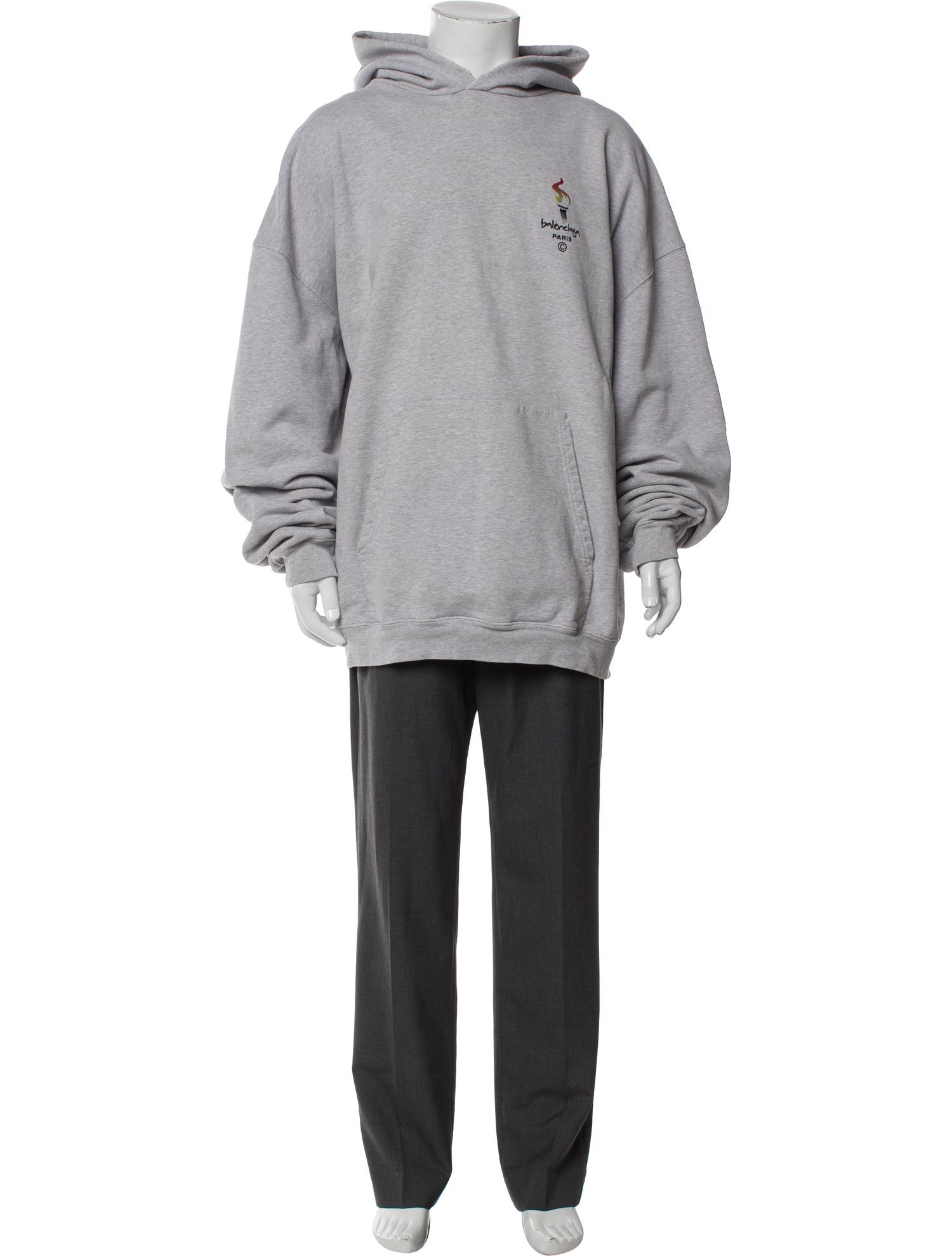 Balenciaga 'Paris Olympics' Graphic Print Hoodie