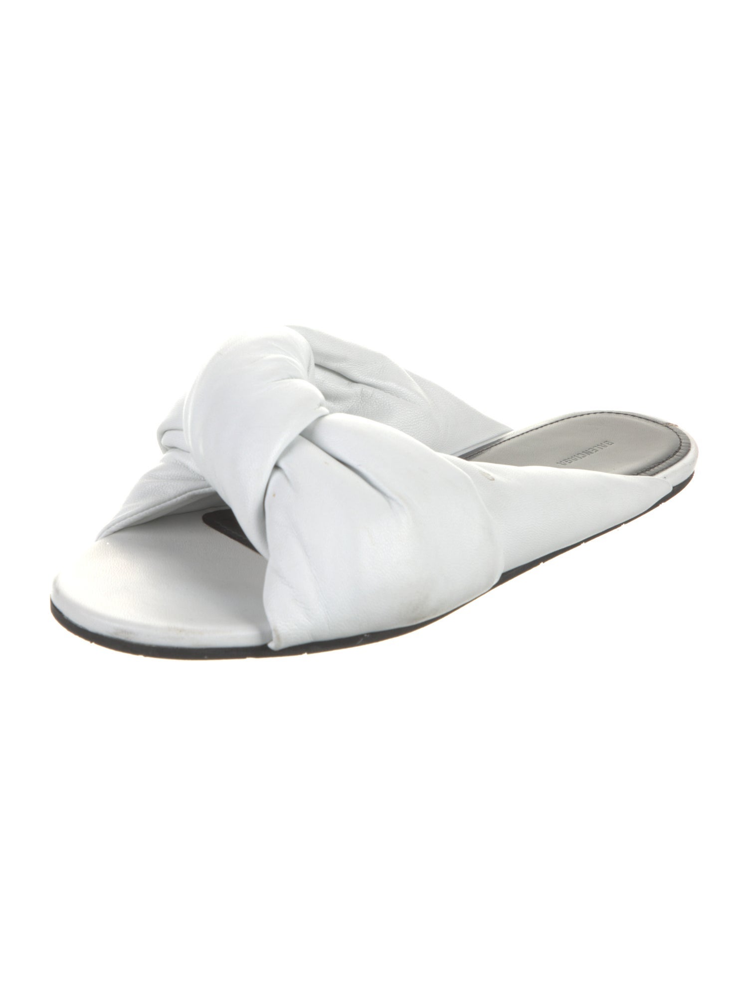 Balenciaga Leather Slides