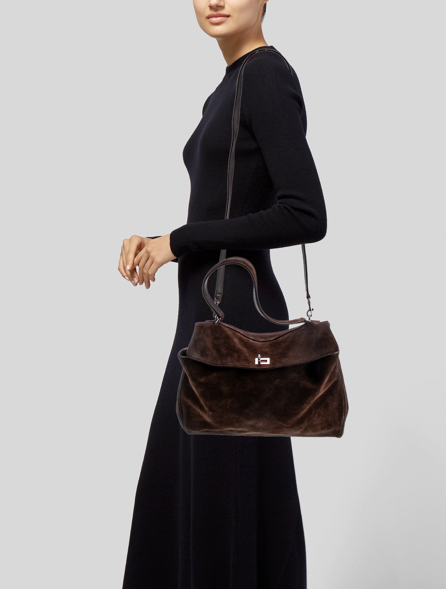 Balenciaga Leather Shoulder Bag Medium