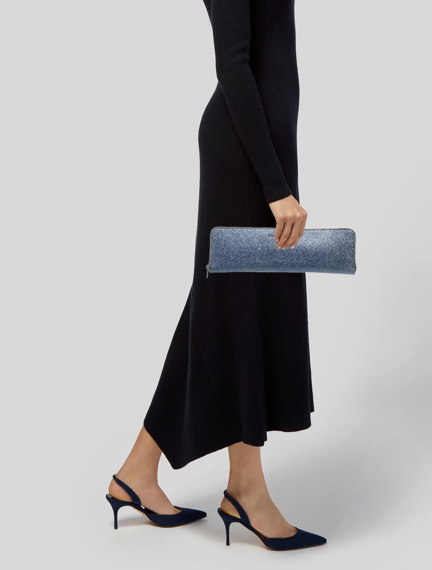 Balenciaga Glitter Clutch