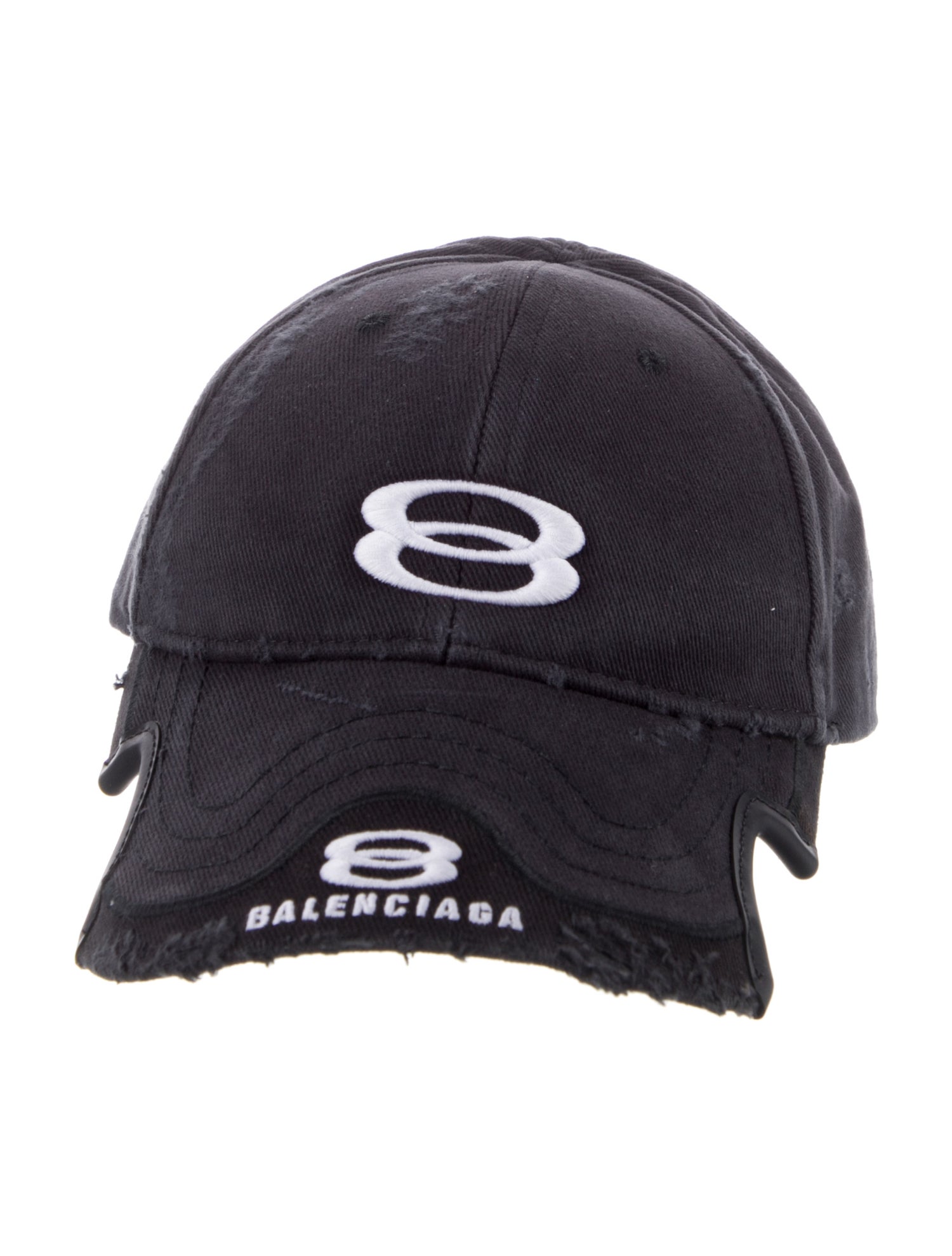 Balenciaga Embroidered Canvas Baseball Cap