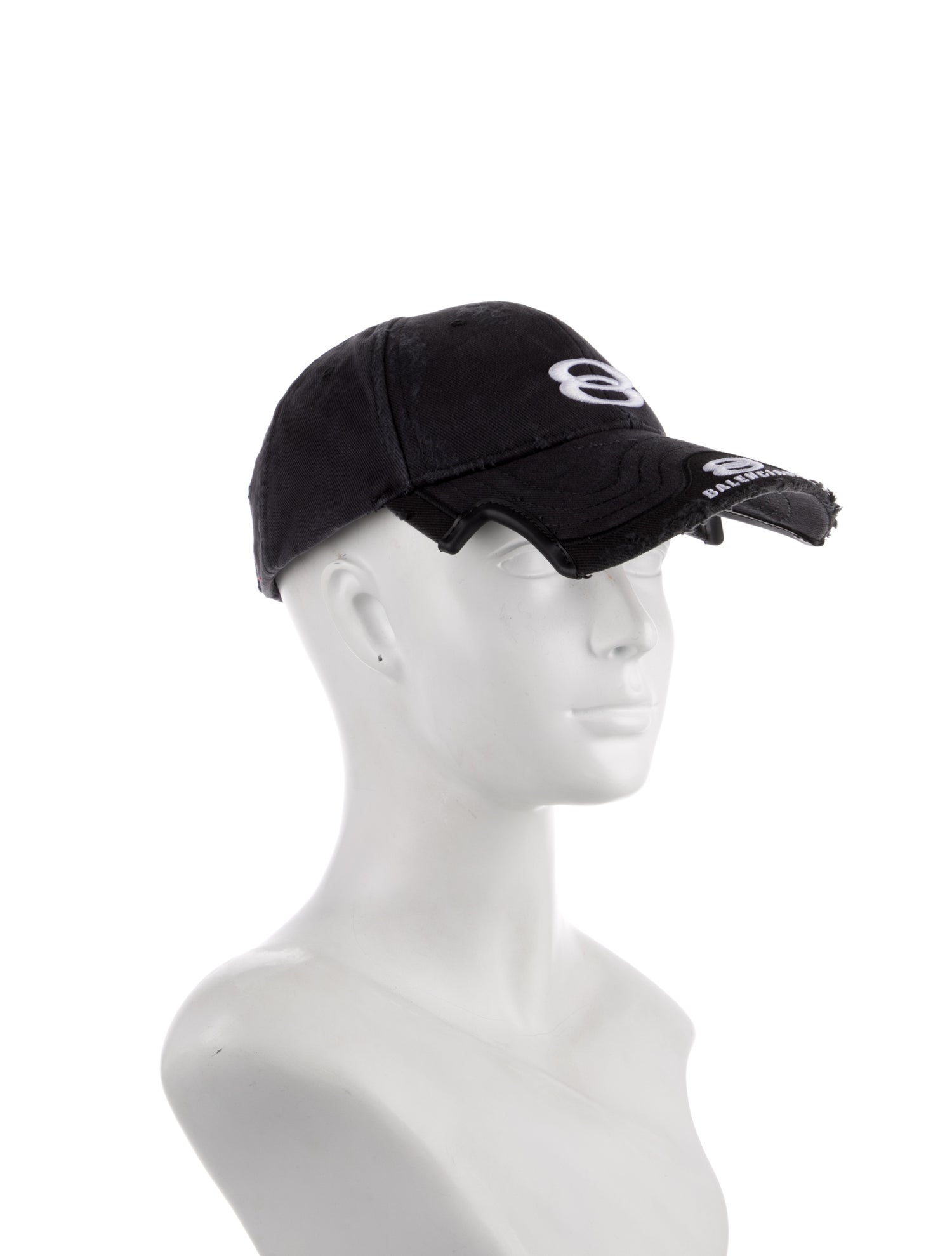 Balenciaga Embroidered Canvas Baseball Cap