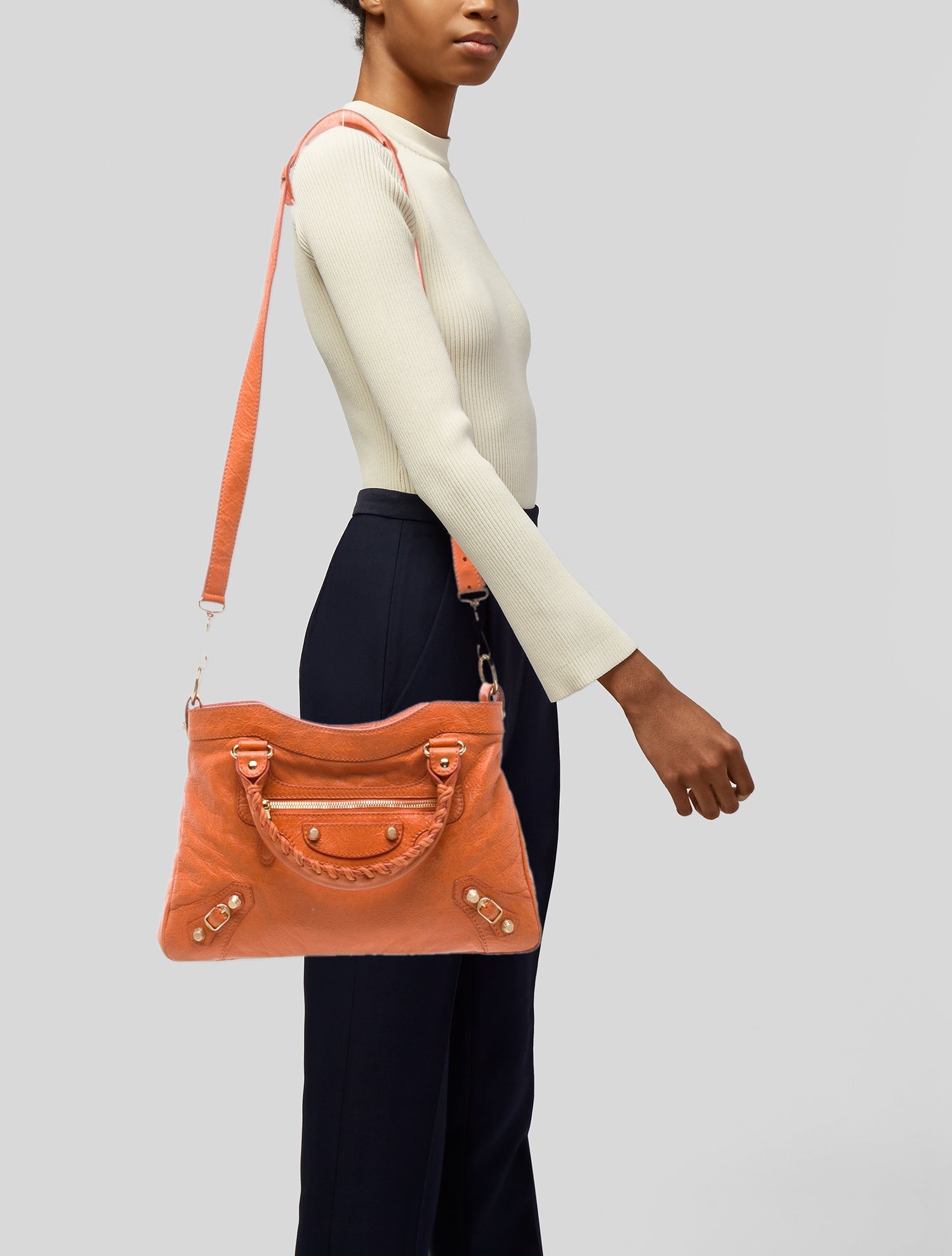 Balenciaga Leather Shoulder Bag