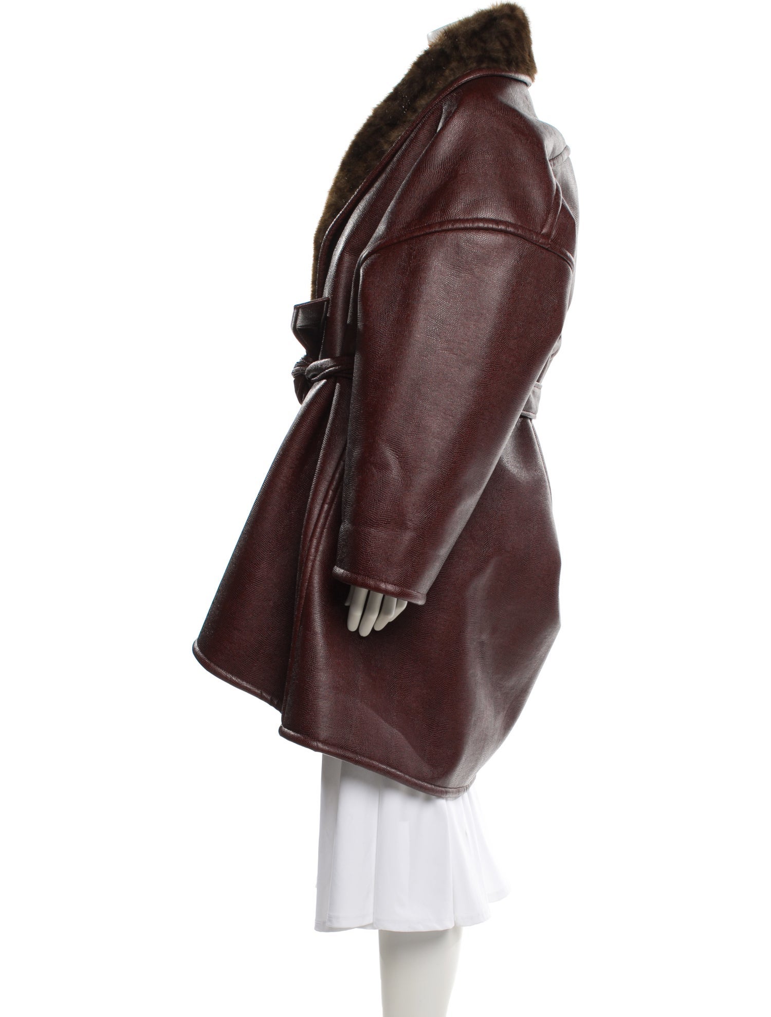 Balenciaga 2019 Faux Fur Coat w/ Tags