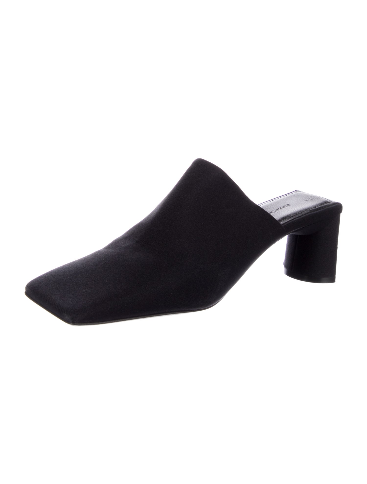 Balenciaga Balenciaga Square Knife Pumps Satin Slides