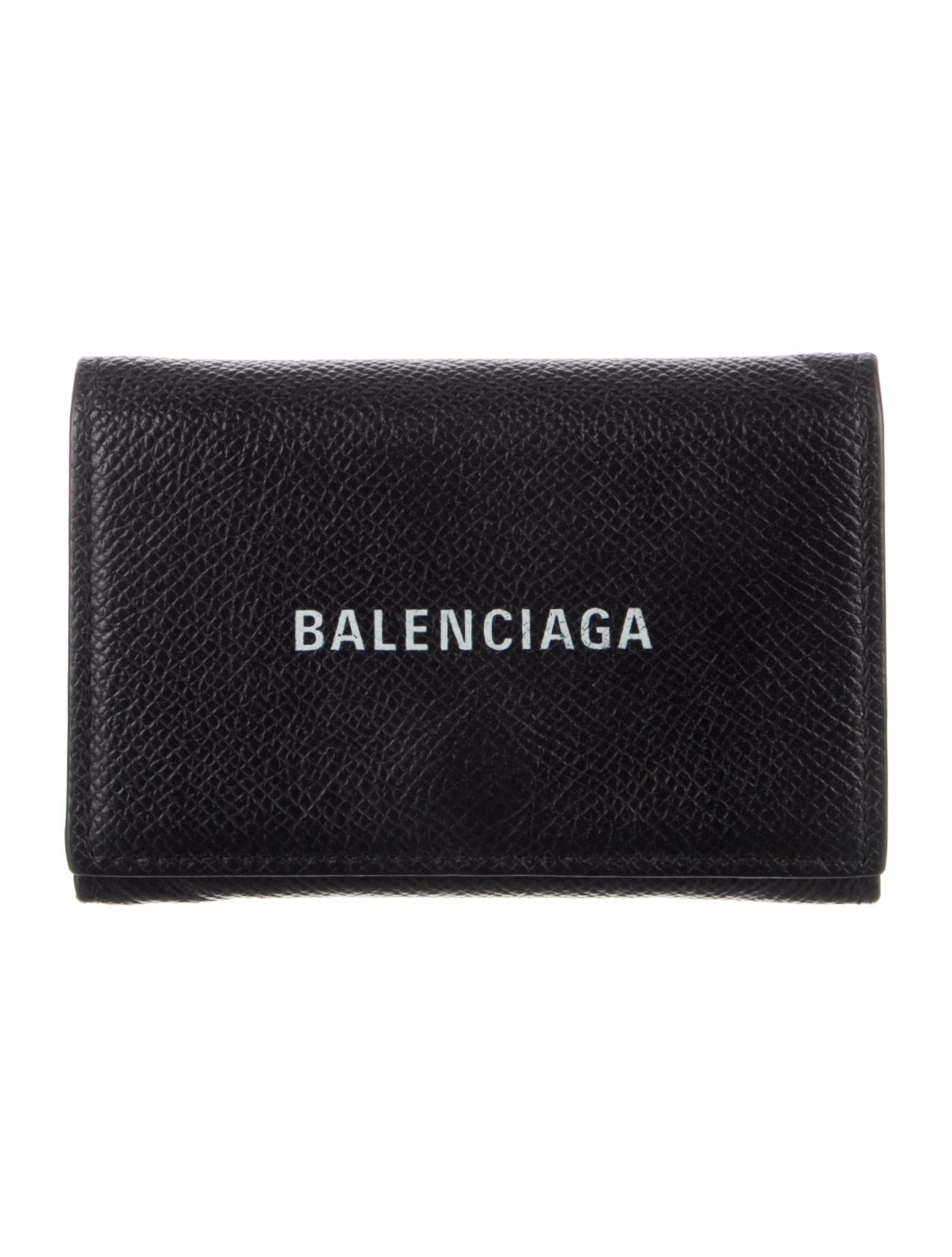 Balenciaga 2019 Ville Accordion Card Case Bifold Wallet