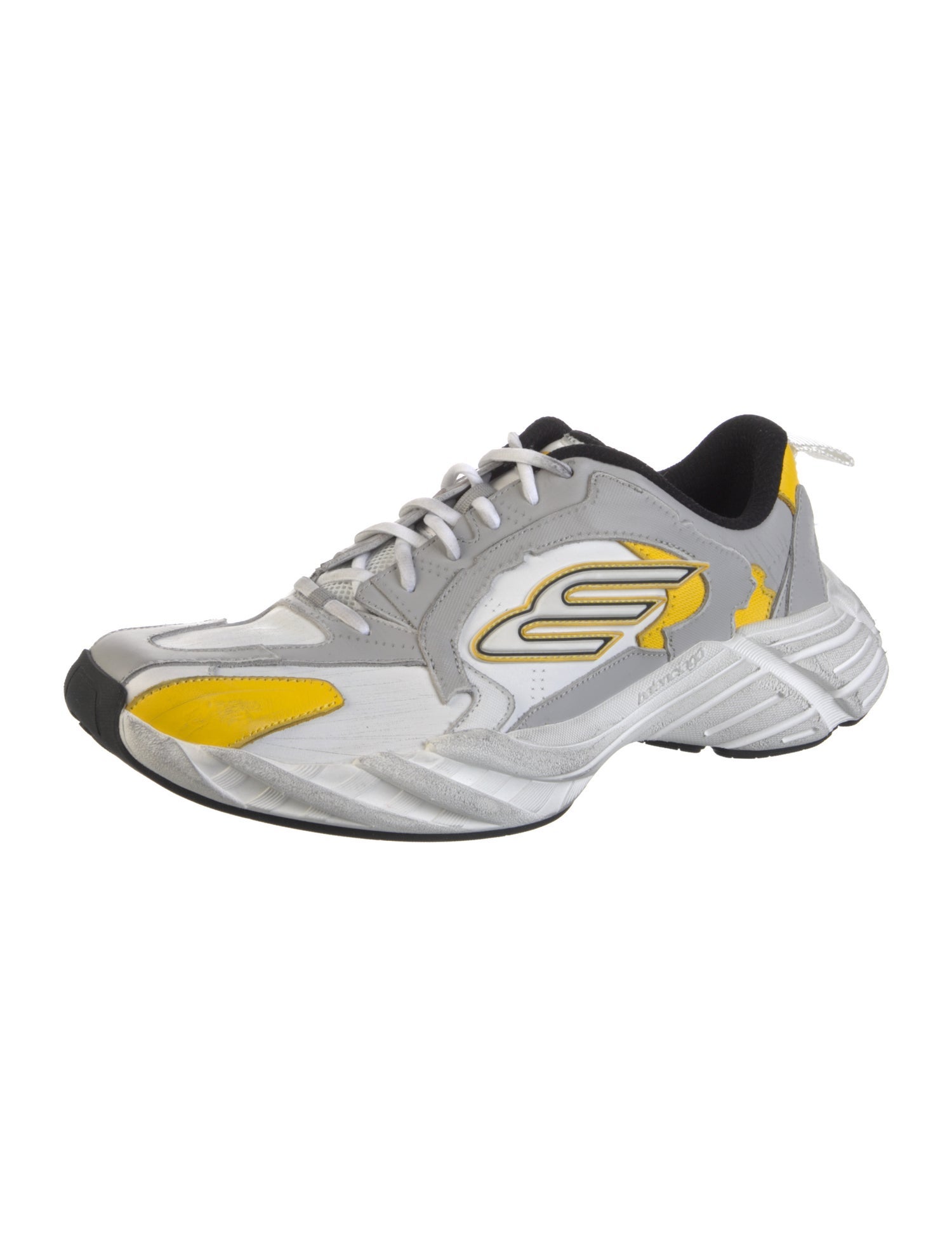 Balenciaga Colorblock Pattern Athletic Sneakers w/ Tags