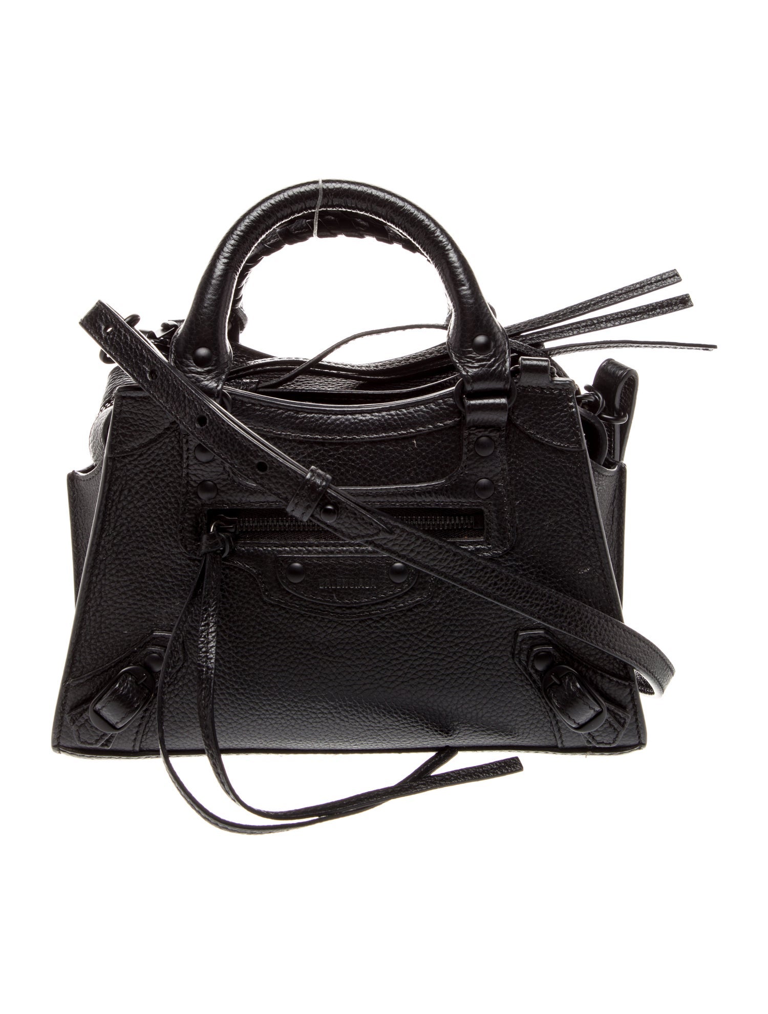 Balenciaga Motocross Giant 12 City S Bag - Black Handle Bags