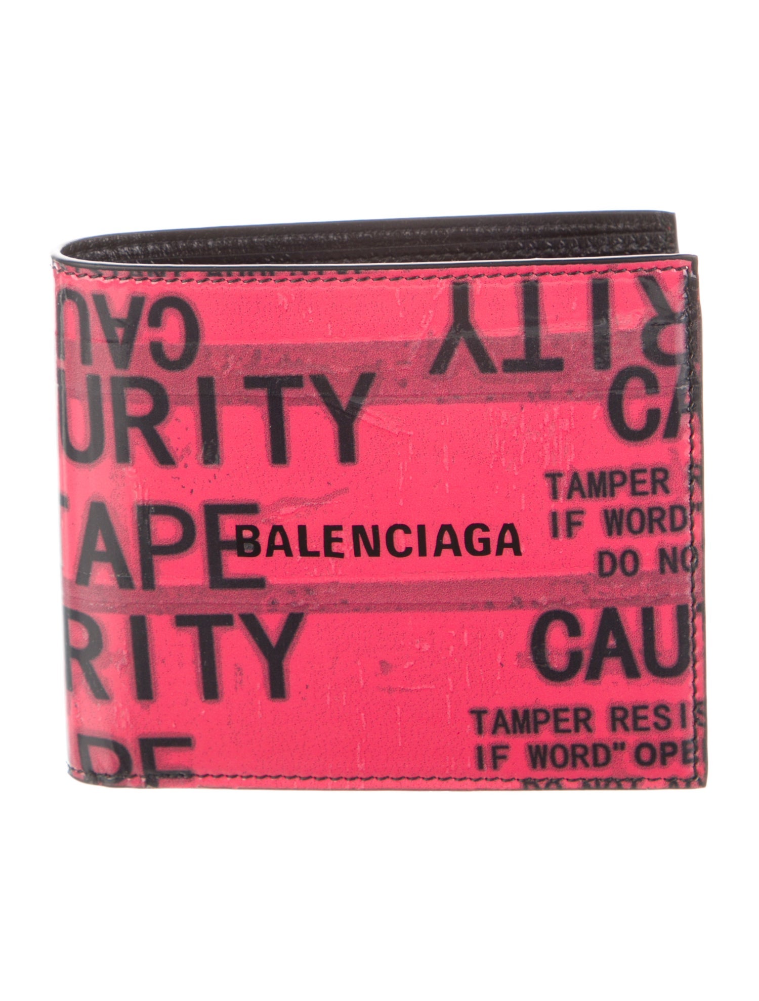 Balenciaga 2025 Tape Type Square Folded Wallet Bifold Wallet