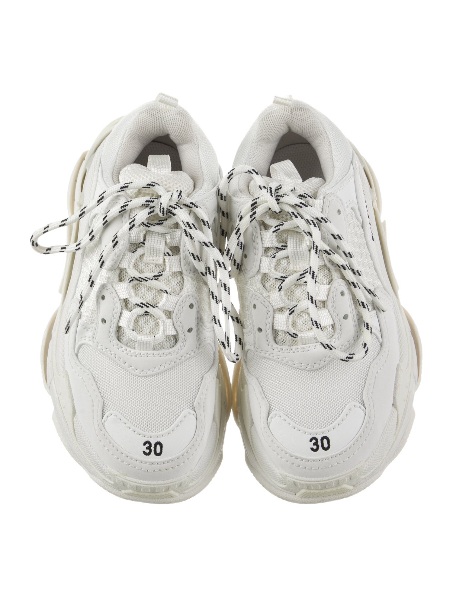Balenciaga Kids' Triple S Sneakers - White Sizes 7-16, Girls