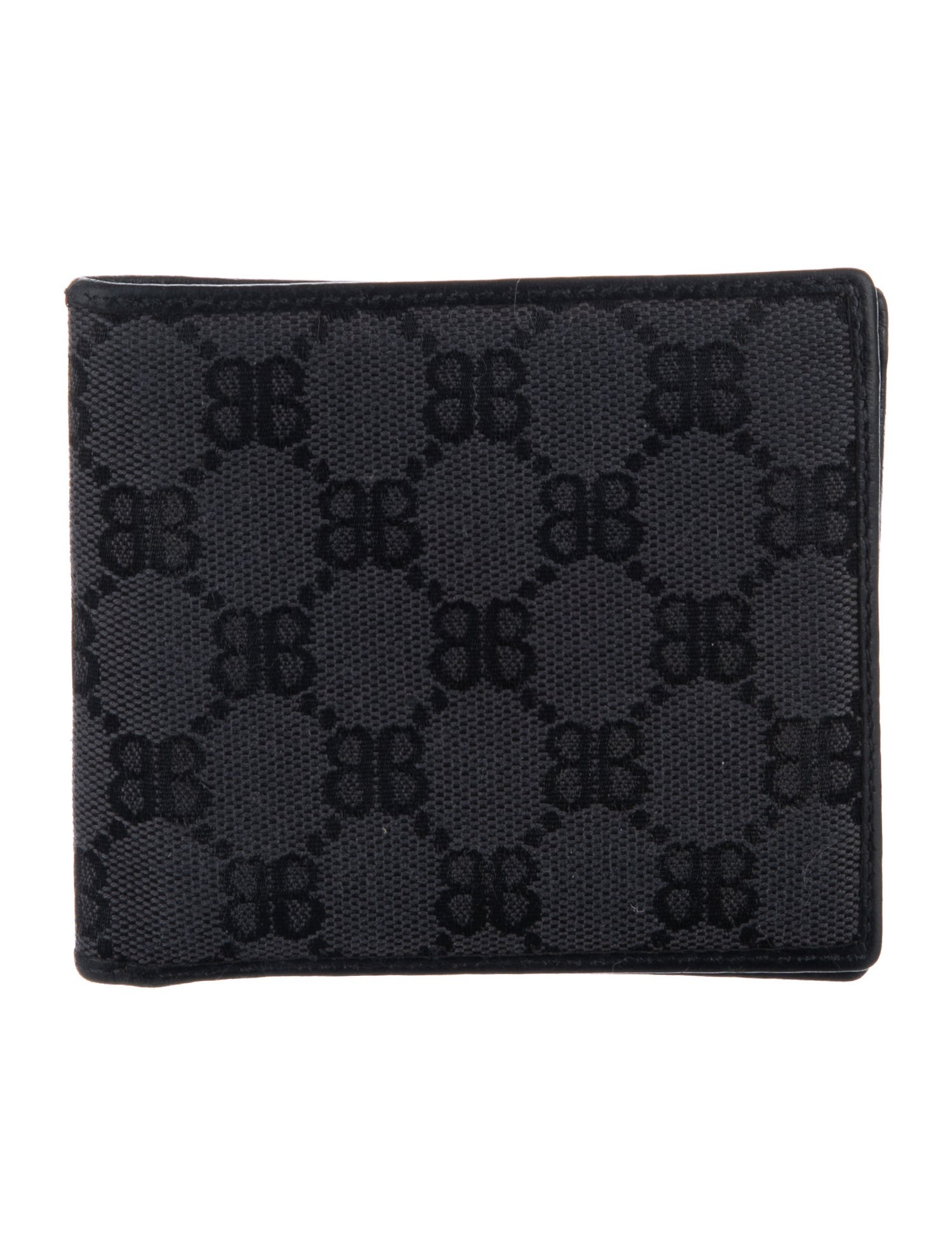 Balenciaga 2022 Monogram Pattern Bifold Wallet