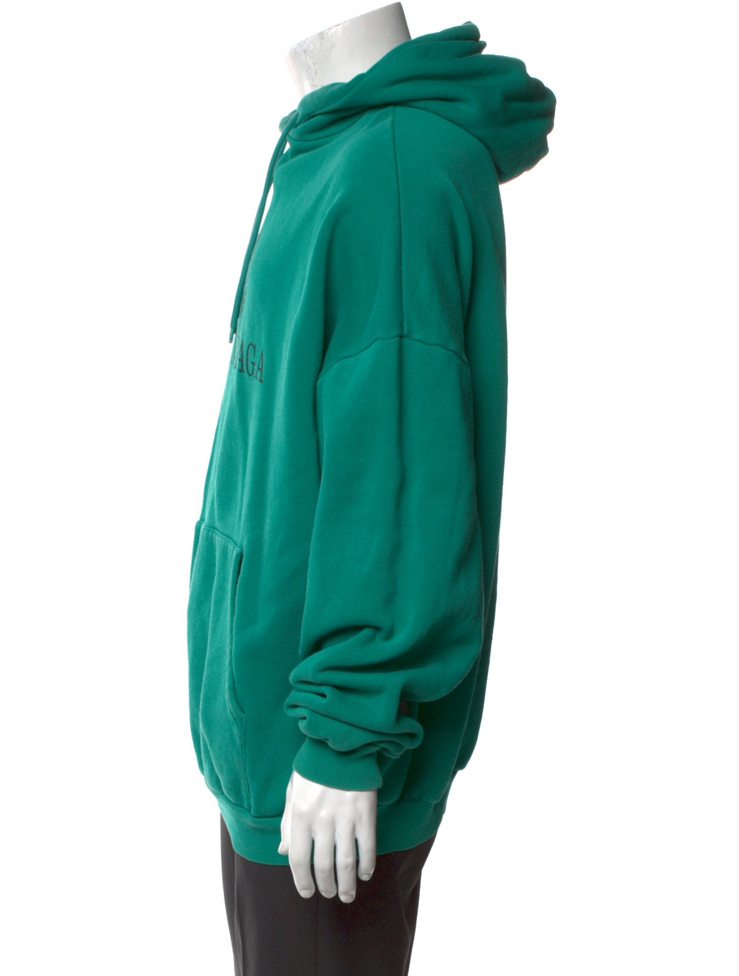 Balenciaga Signature Logo Graphic Print Hoodie