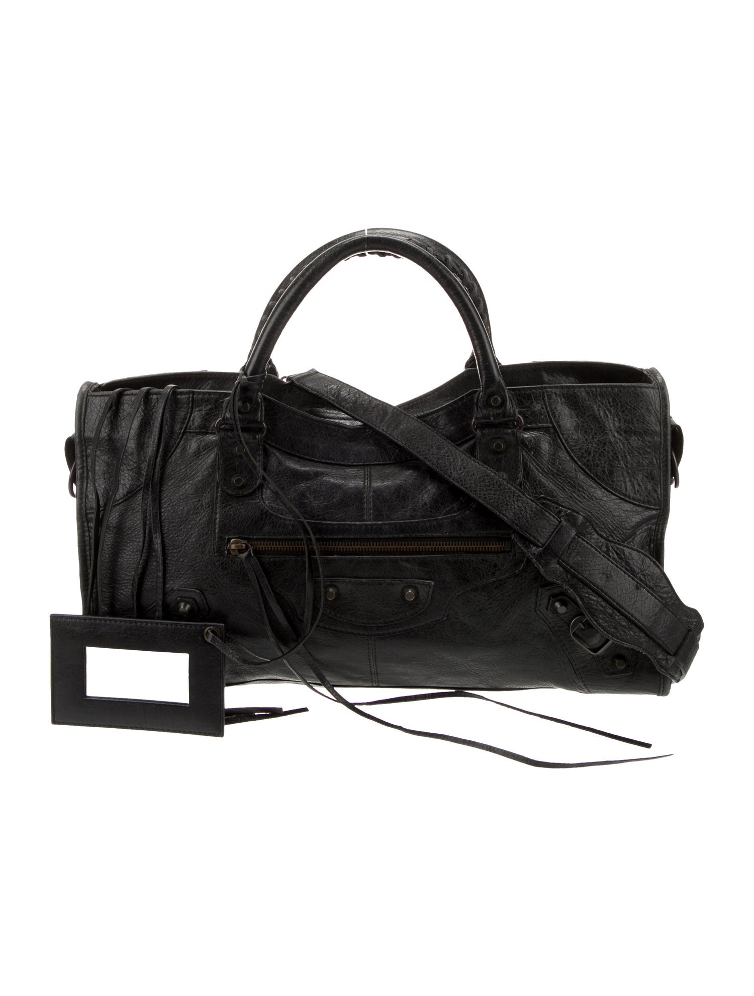 Balenciaga 2023 Le Cagole Medium Duffle Bag - Black Handle Bags