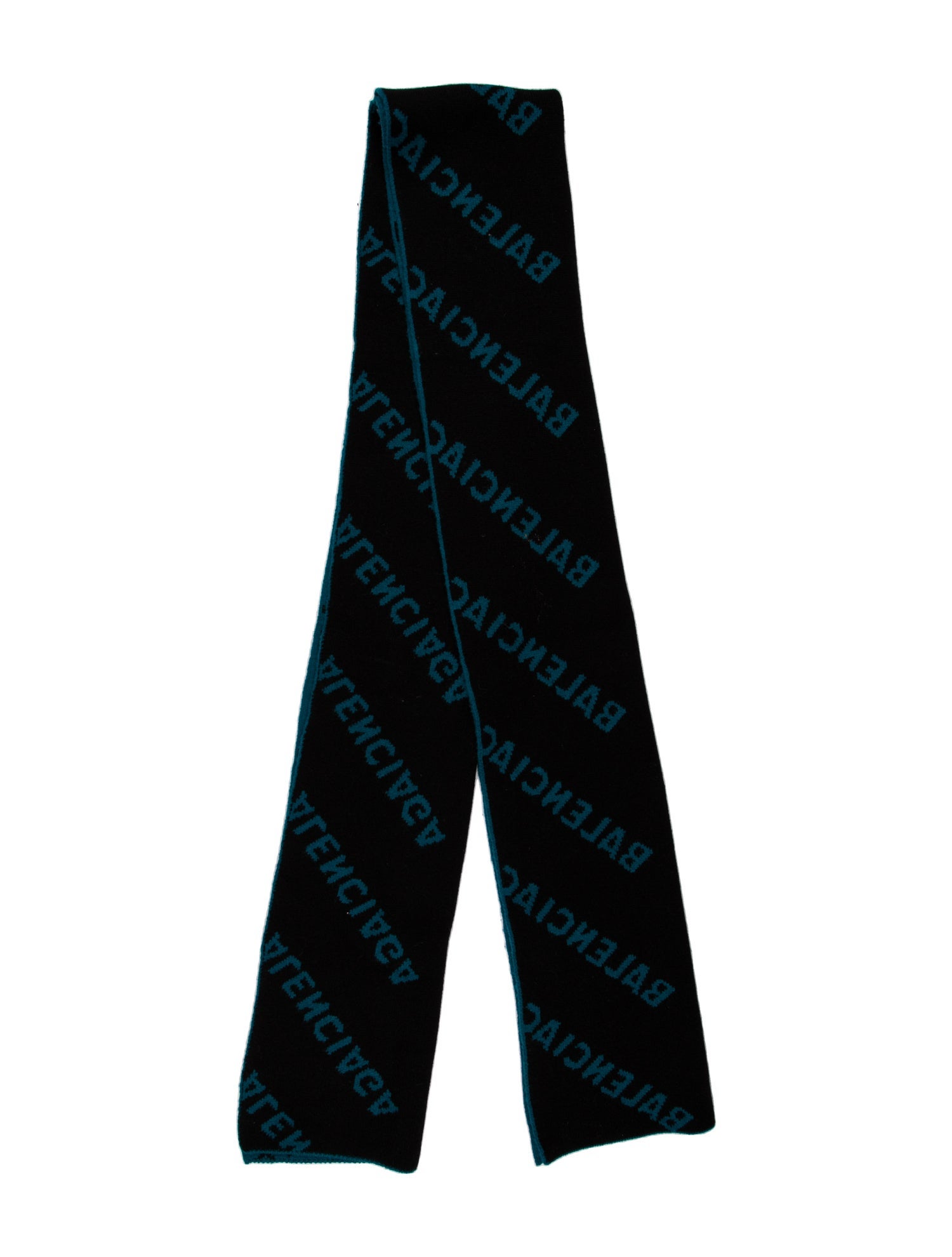 Balenciaga Wool Printed Scarf