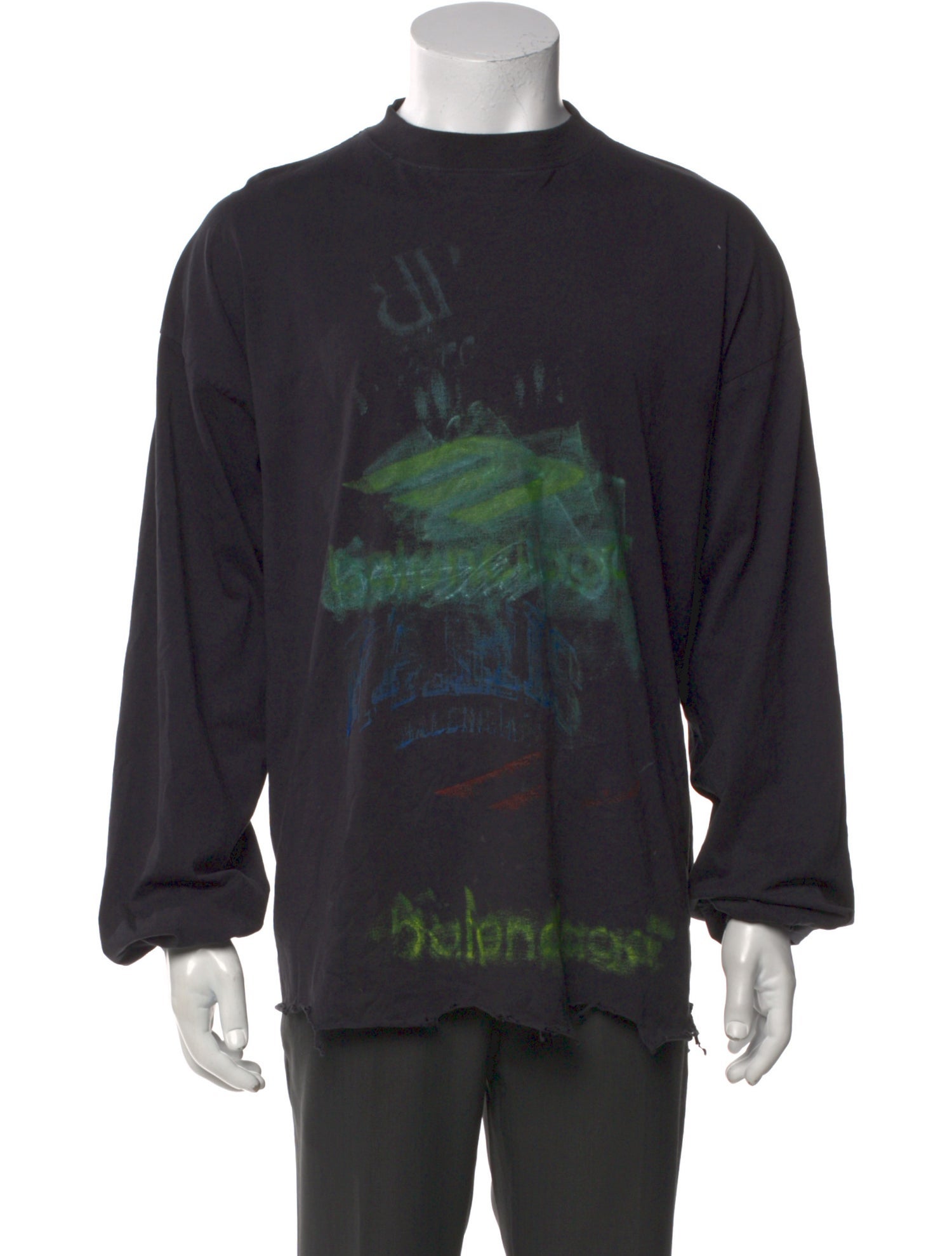 Balenciaga 2024 Graphic Print Henley