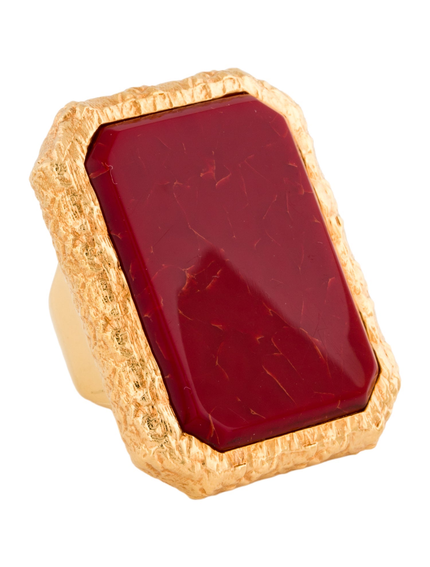 Balenciaga Resin Cocktail Ring