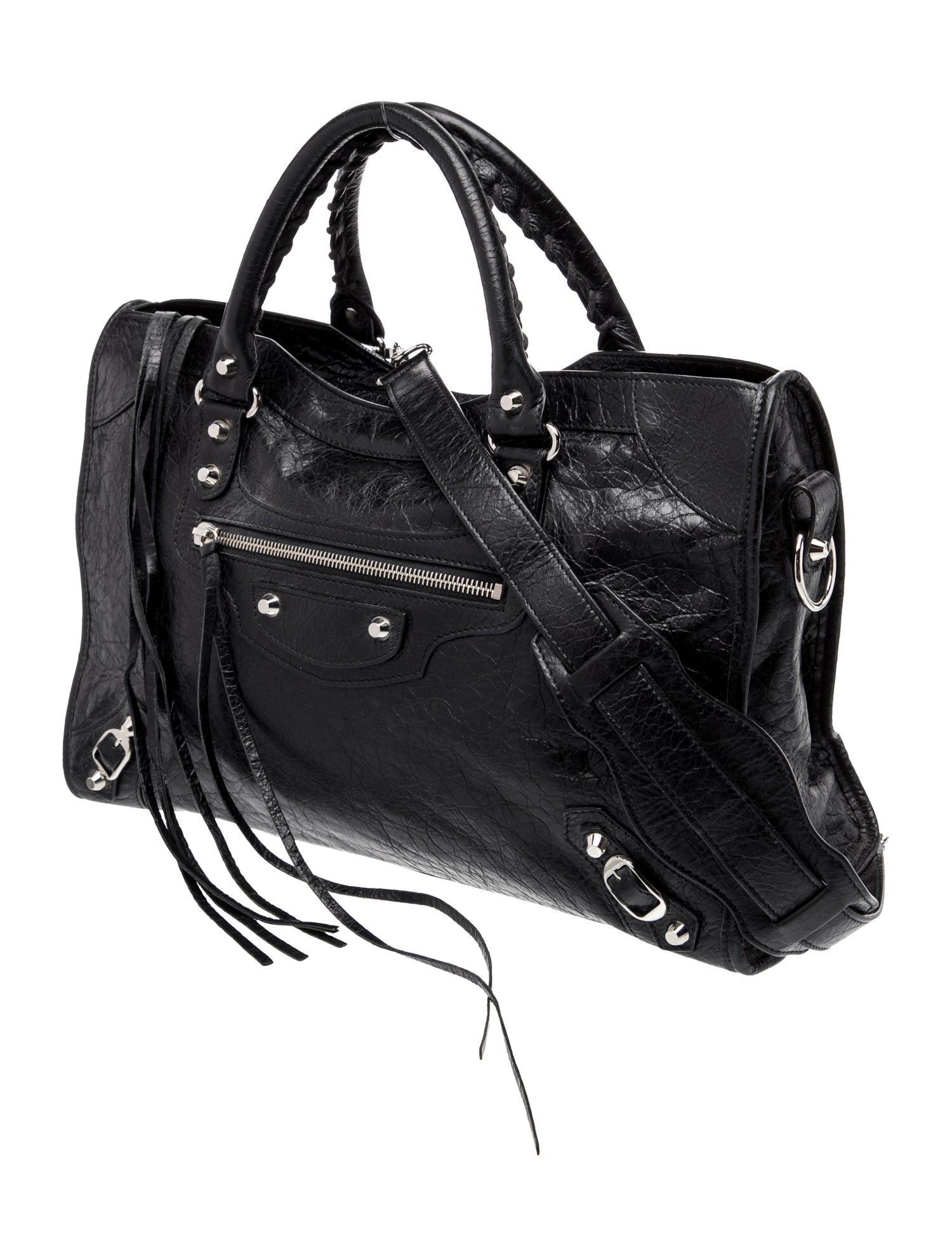 Balenciaga Leather Motocross Classic City