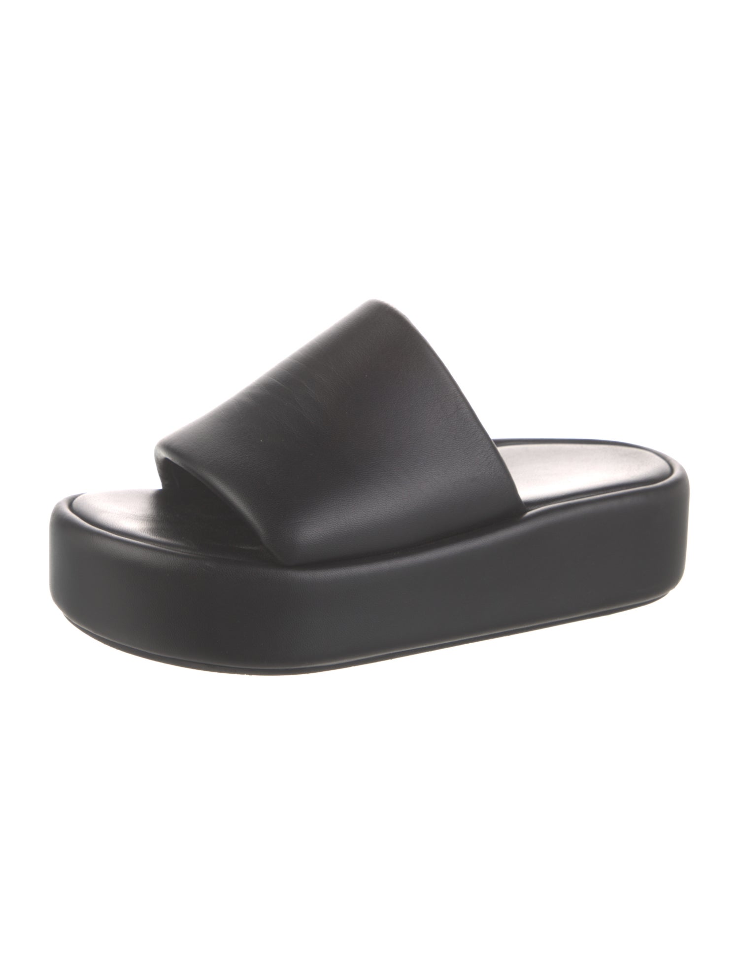 Balenciaga Leather Slides