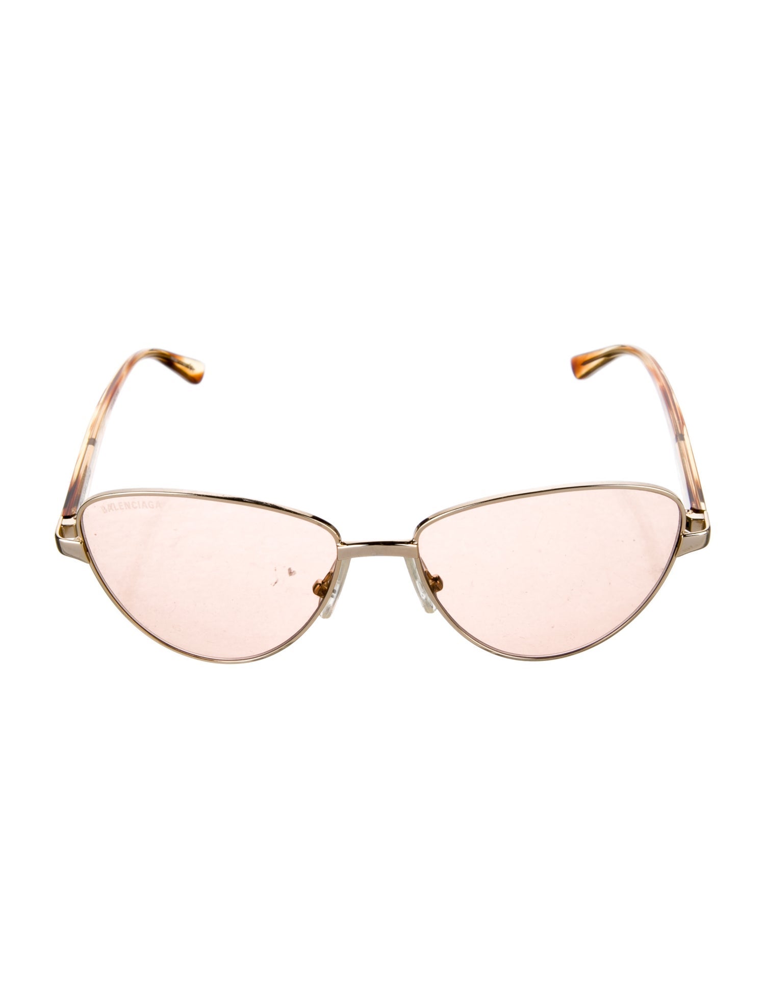 Balenciaga Cat-Eye Mirrored Sunglasses