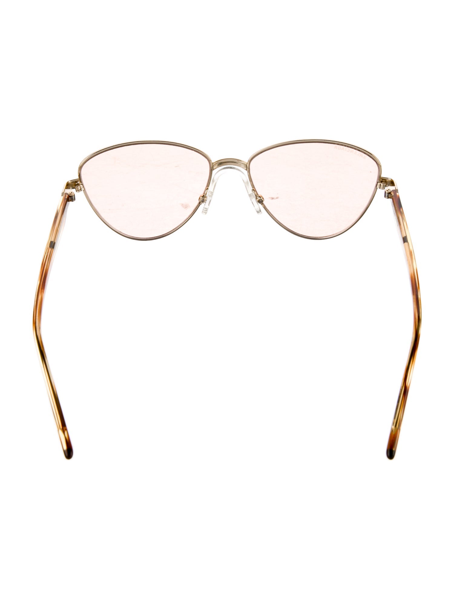 Balenciaga Cat-Eye Mirrored Sunglasses