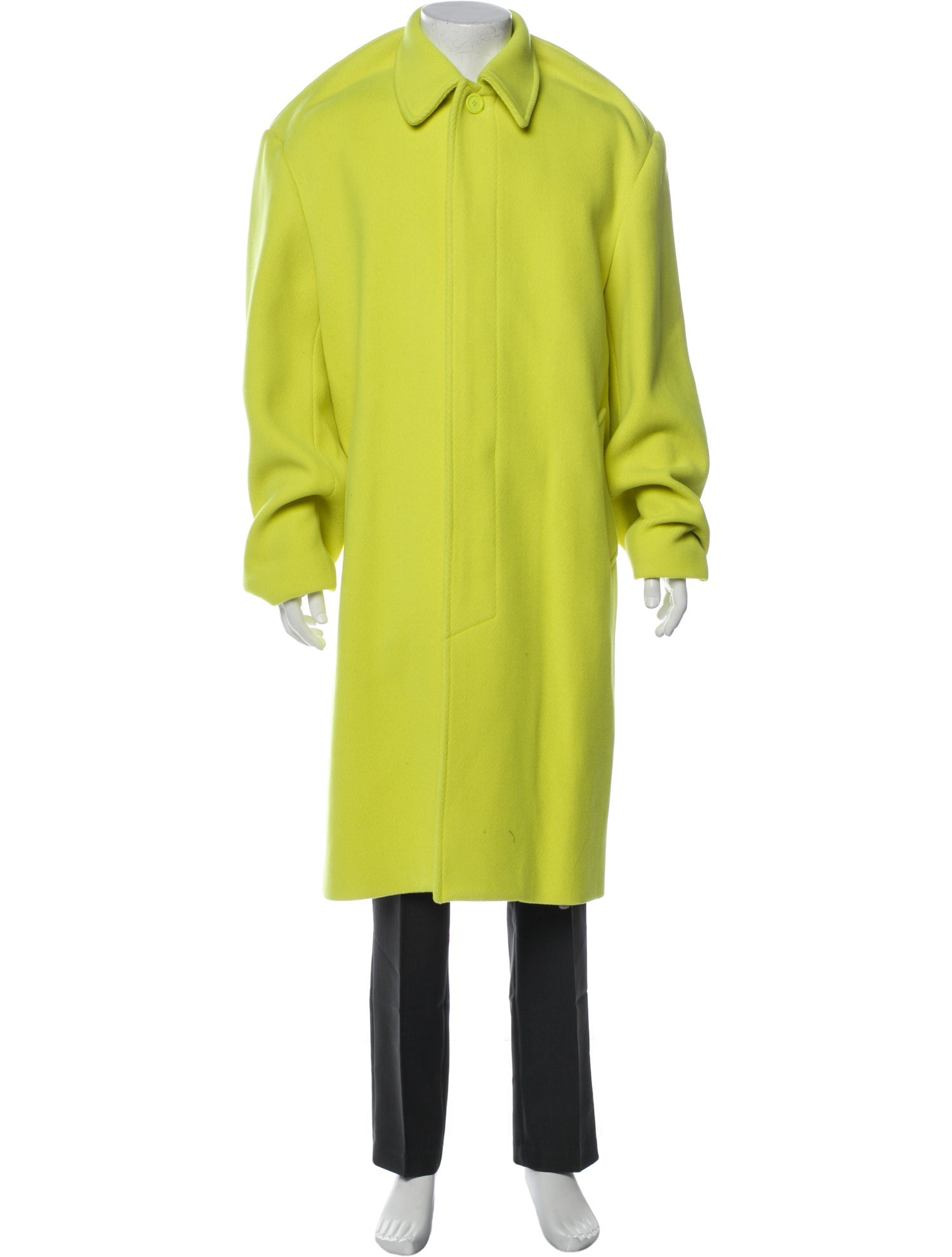 Balenciaga 2019 Signature Logo Overcoat