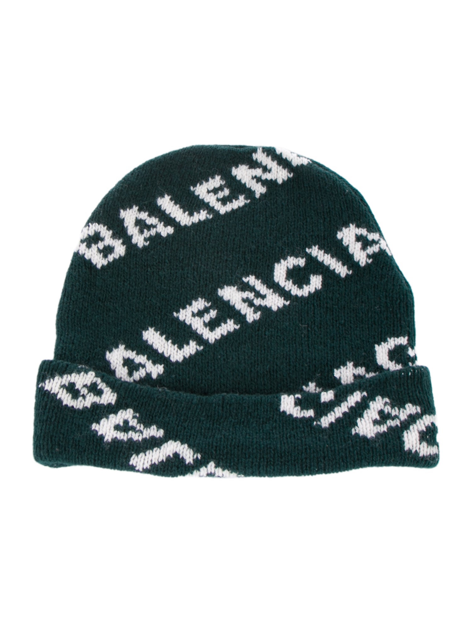 Balenciaga Printed Knit Beanie