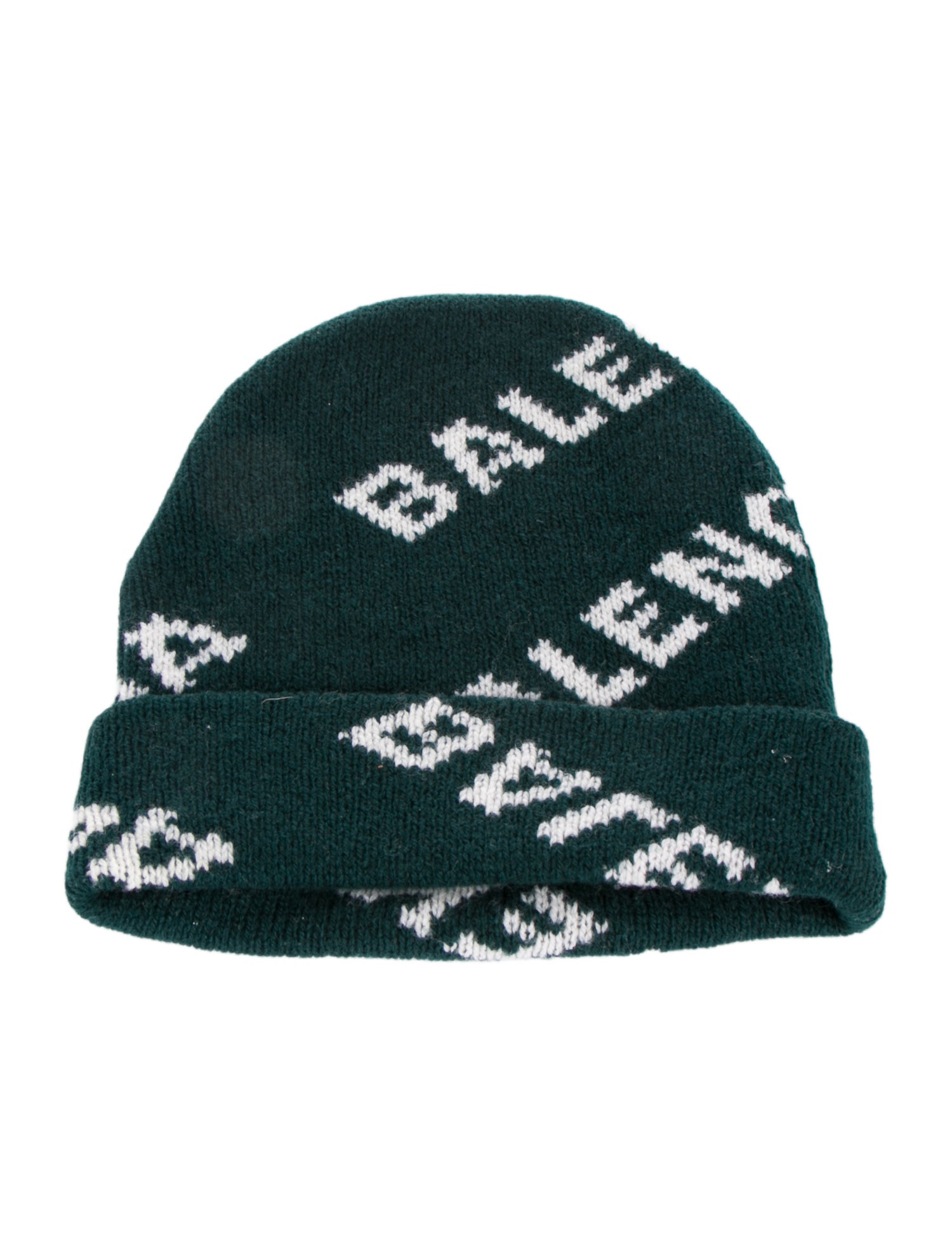 Balenciaga Printed Knit Beanie