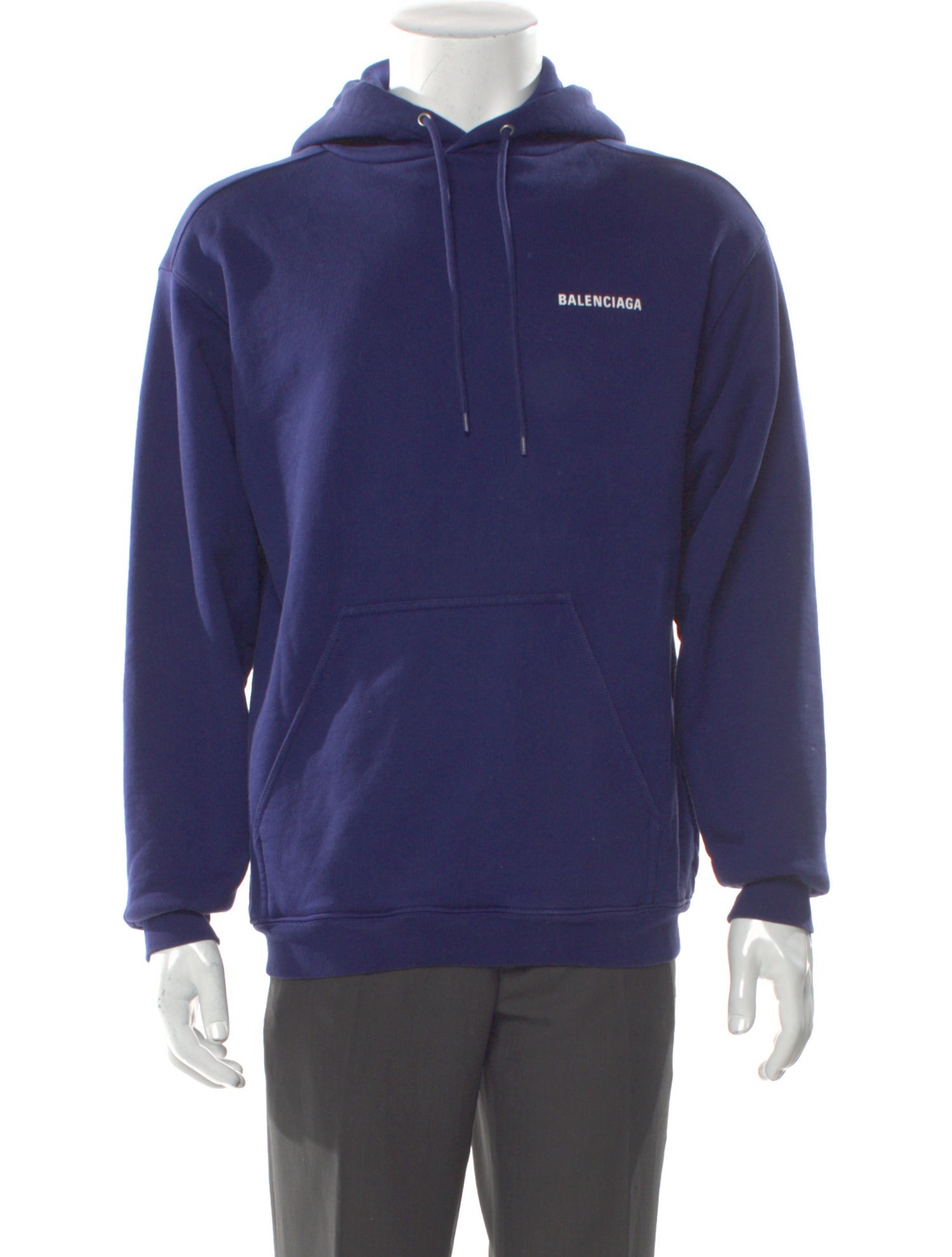 Balenciaga 2021 Signature Logo Hoodie