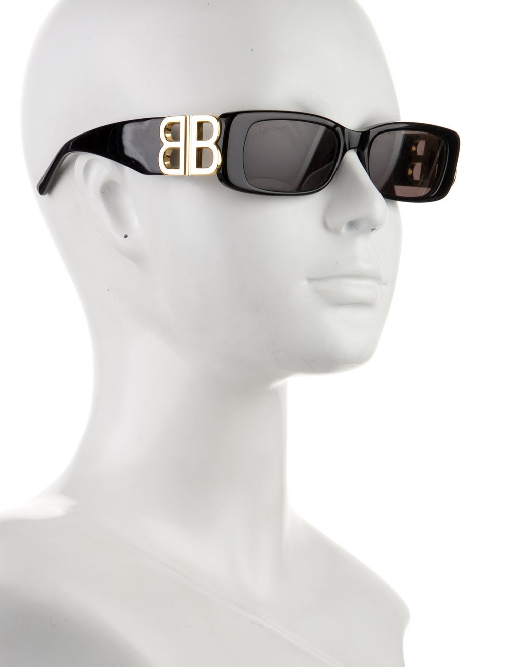 Balenciaga BB Rectangle Frame Square Sunglasses - image 3