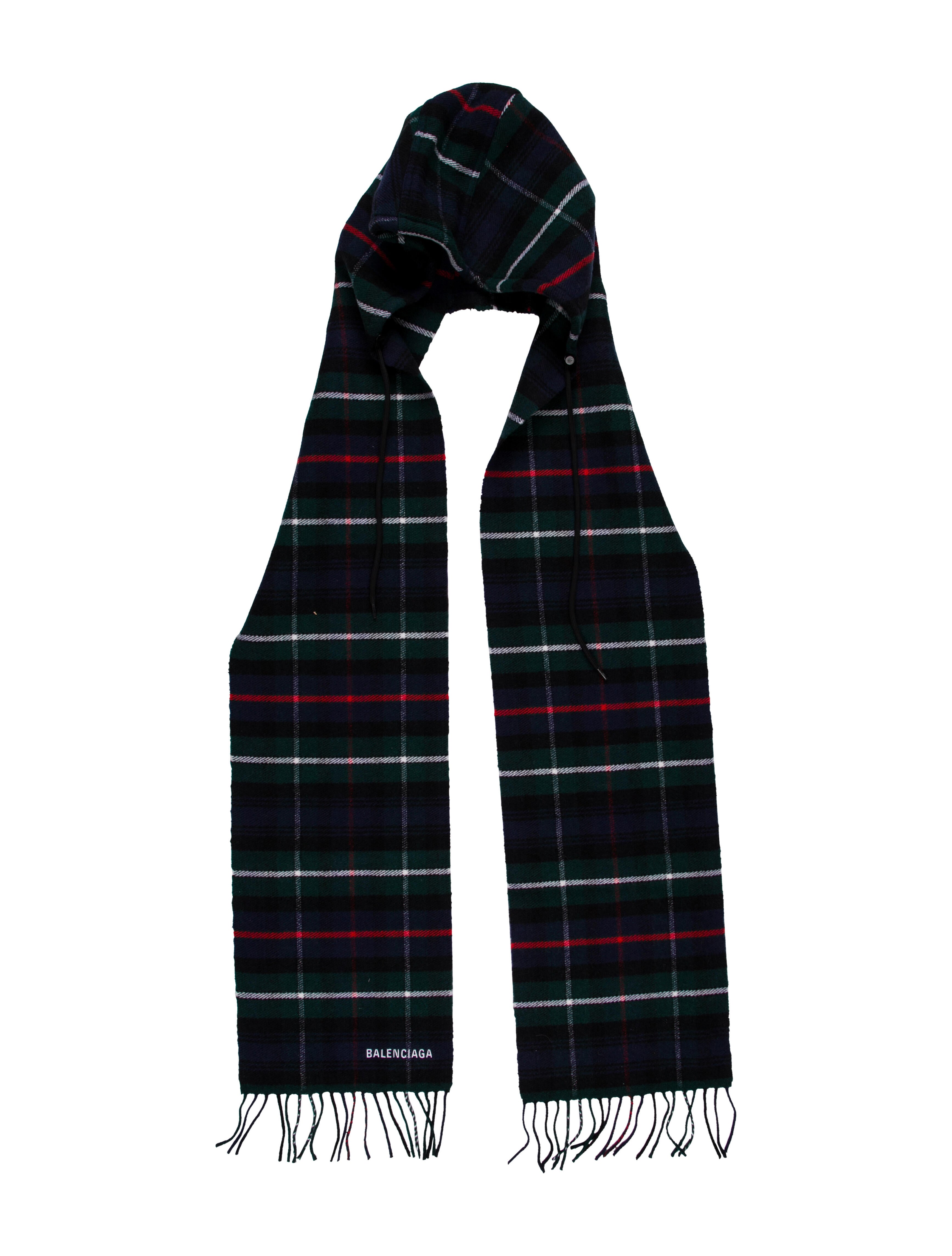 Balenciaga Wool Striped Scarf