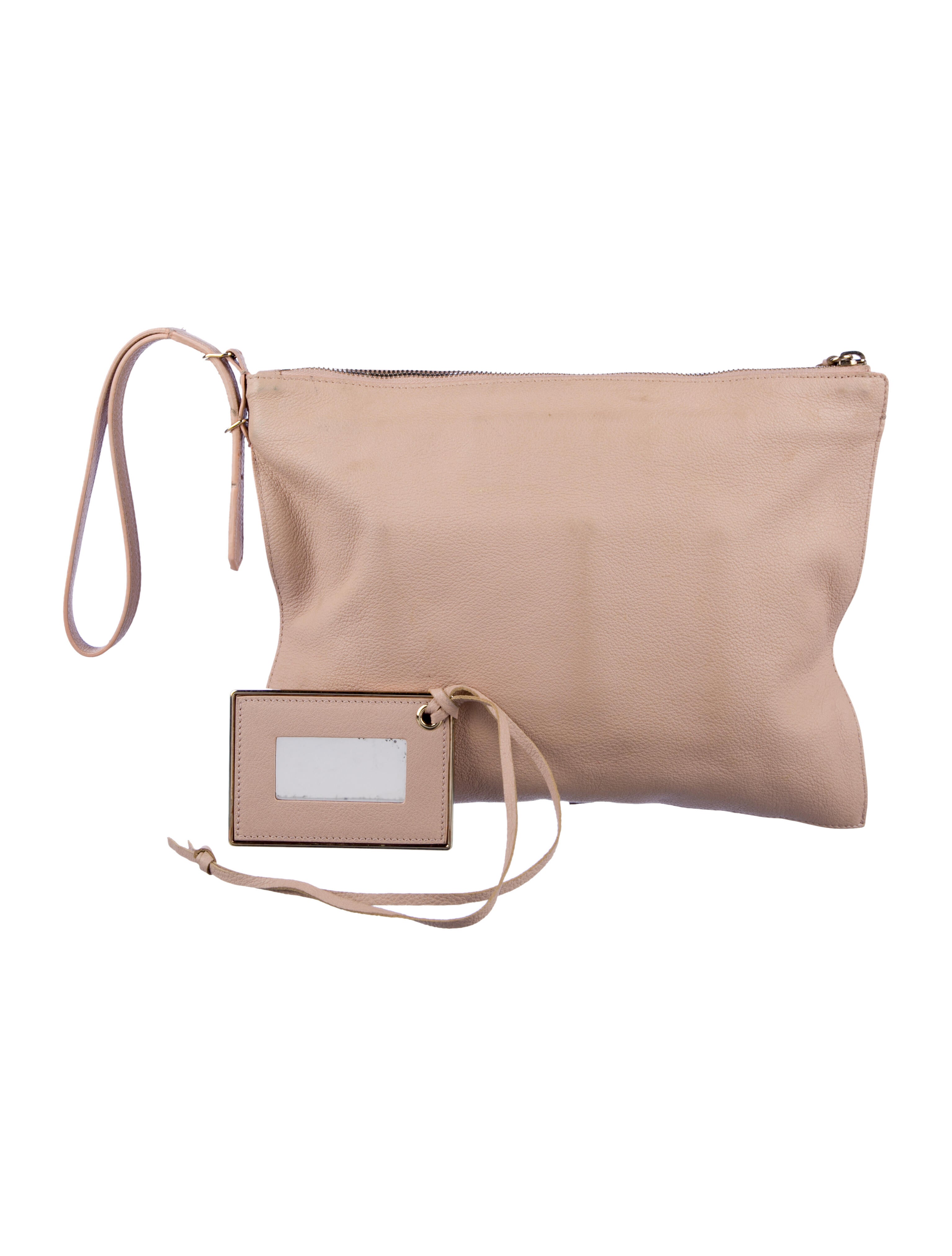 Balenciaga Leather Clutch