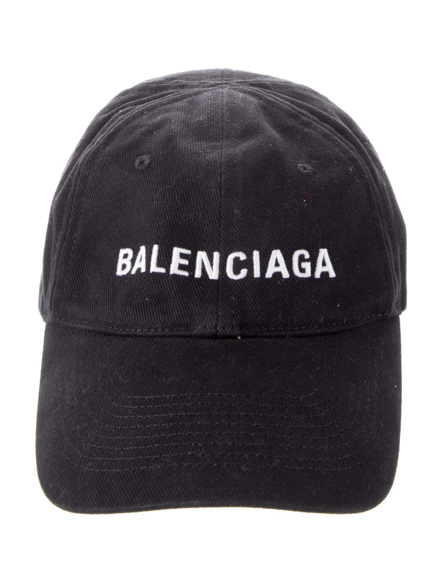 Balenciaga Canvas Logo Embroidered Baseball Cap