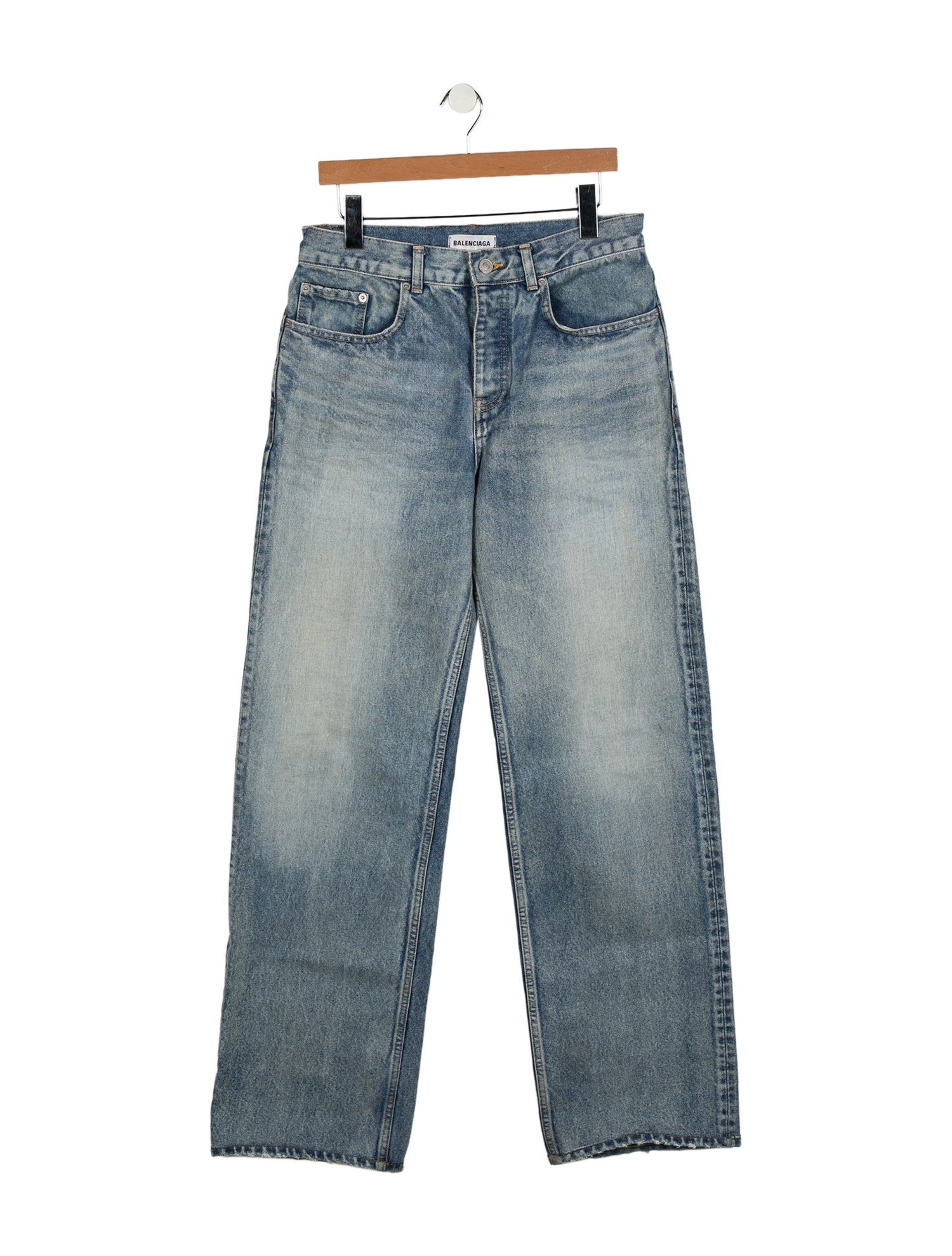 Balenciaga 2022 Wide Leg Jeans