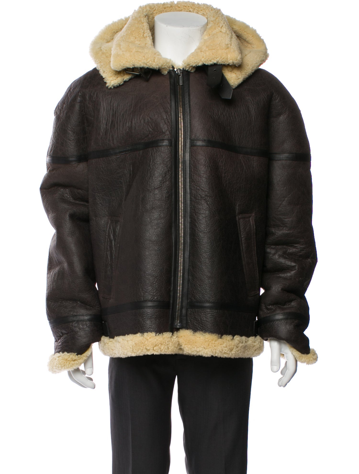 Balenciaga 2016 Lamb Fur Puffer Coat
