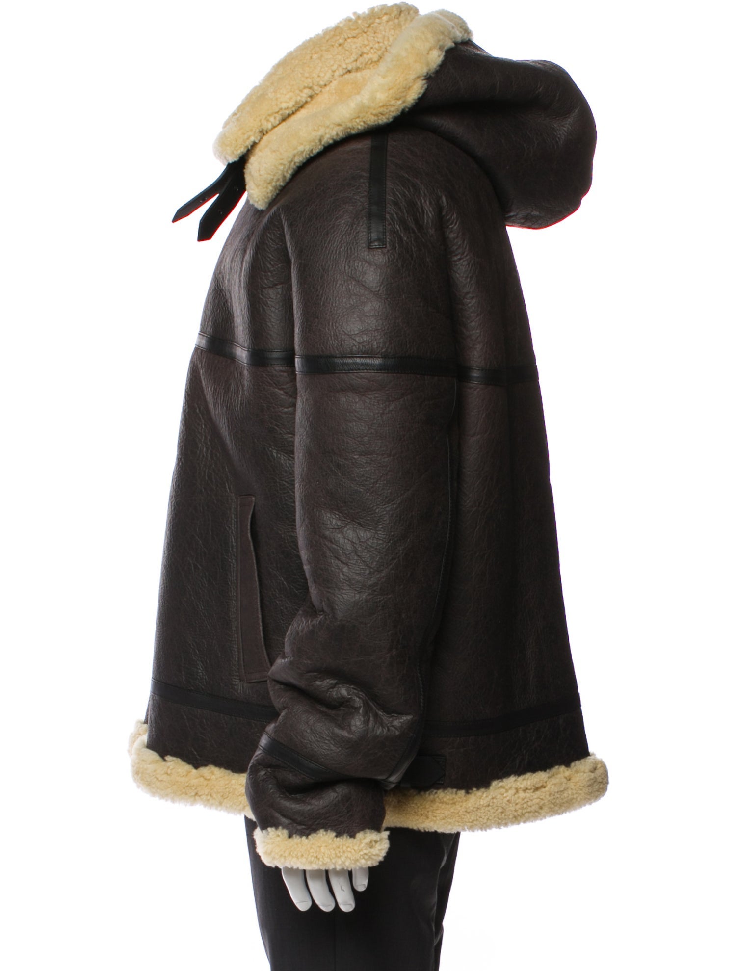 Balenciaga 2016 Lamb Fur Puffer Coat