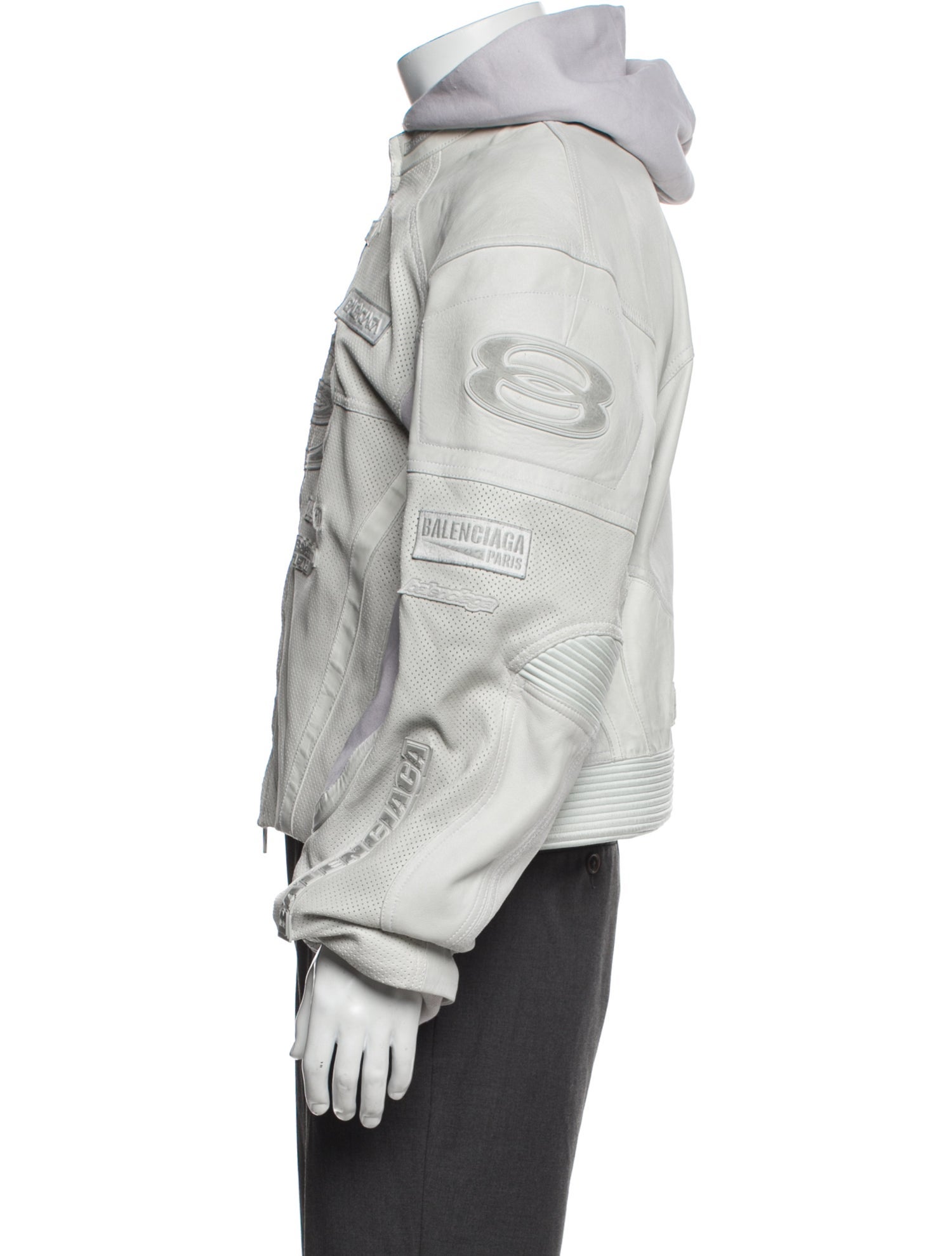 Balenciaga 2026 Hybrid Biker Denim Jacket w/ Tags