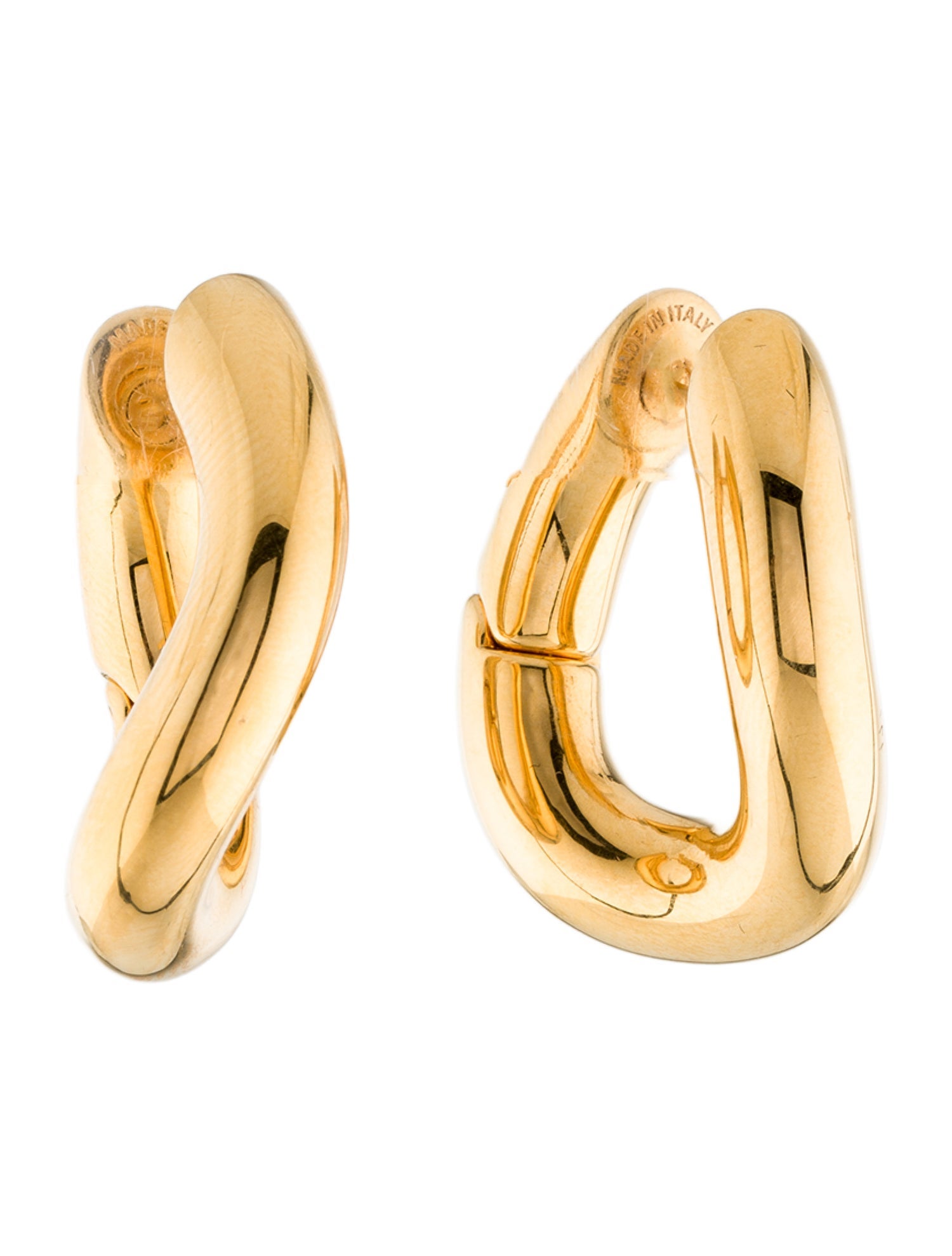 Balenciaga Loop Hoop Earrings