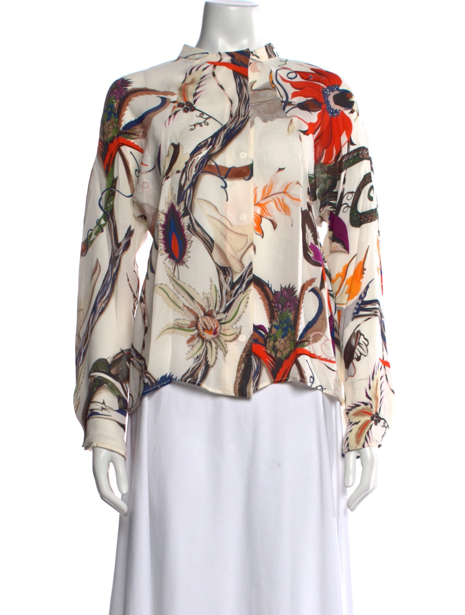 Balenciaga 2011 Silk Blouse