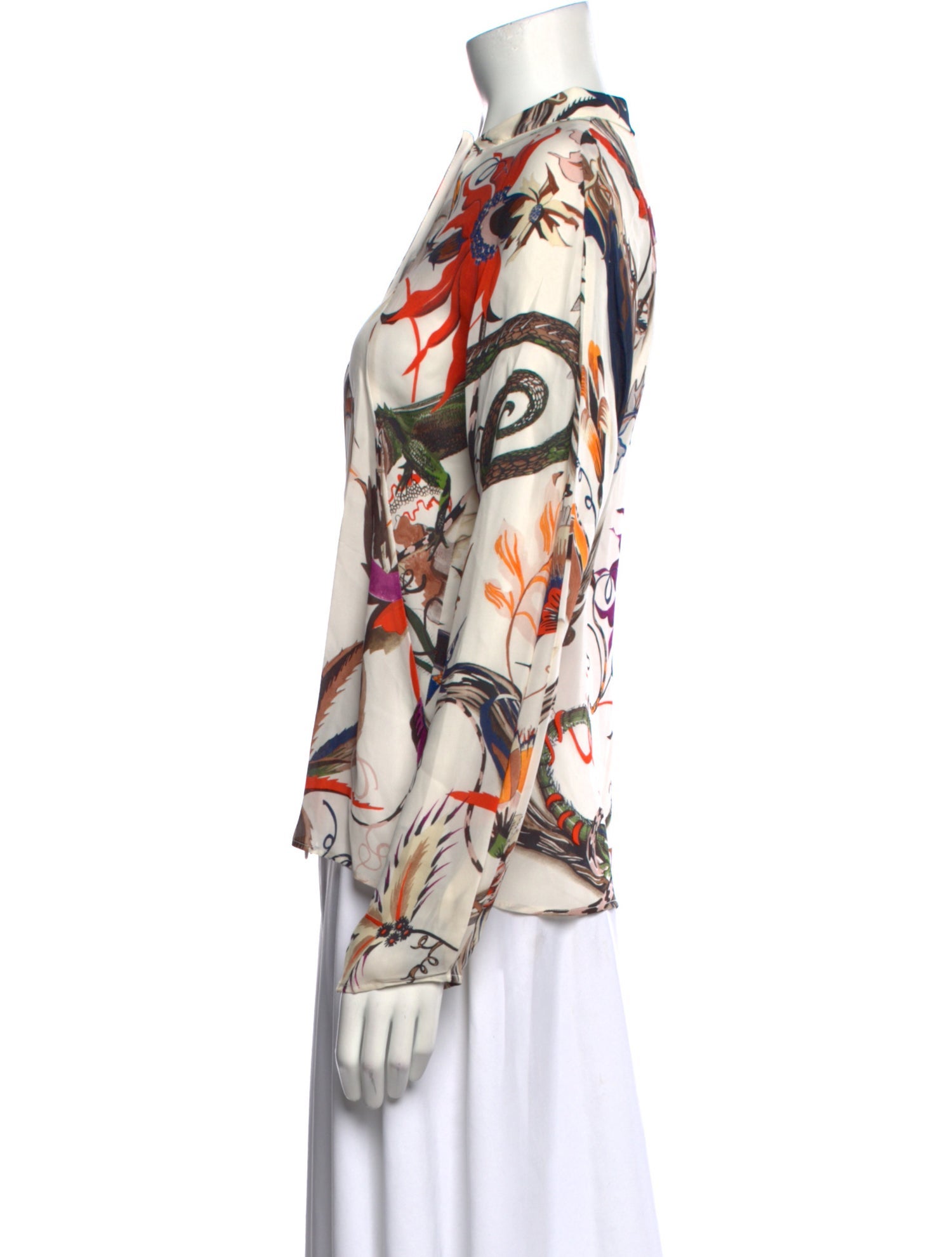 Balenciaga 2011 Silk Blouse