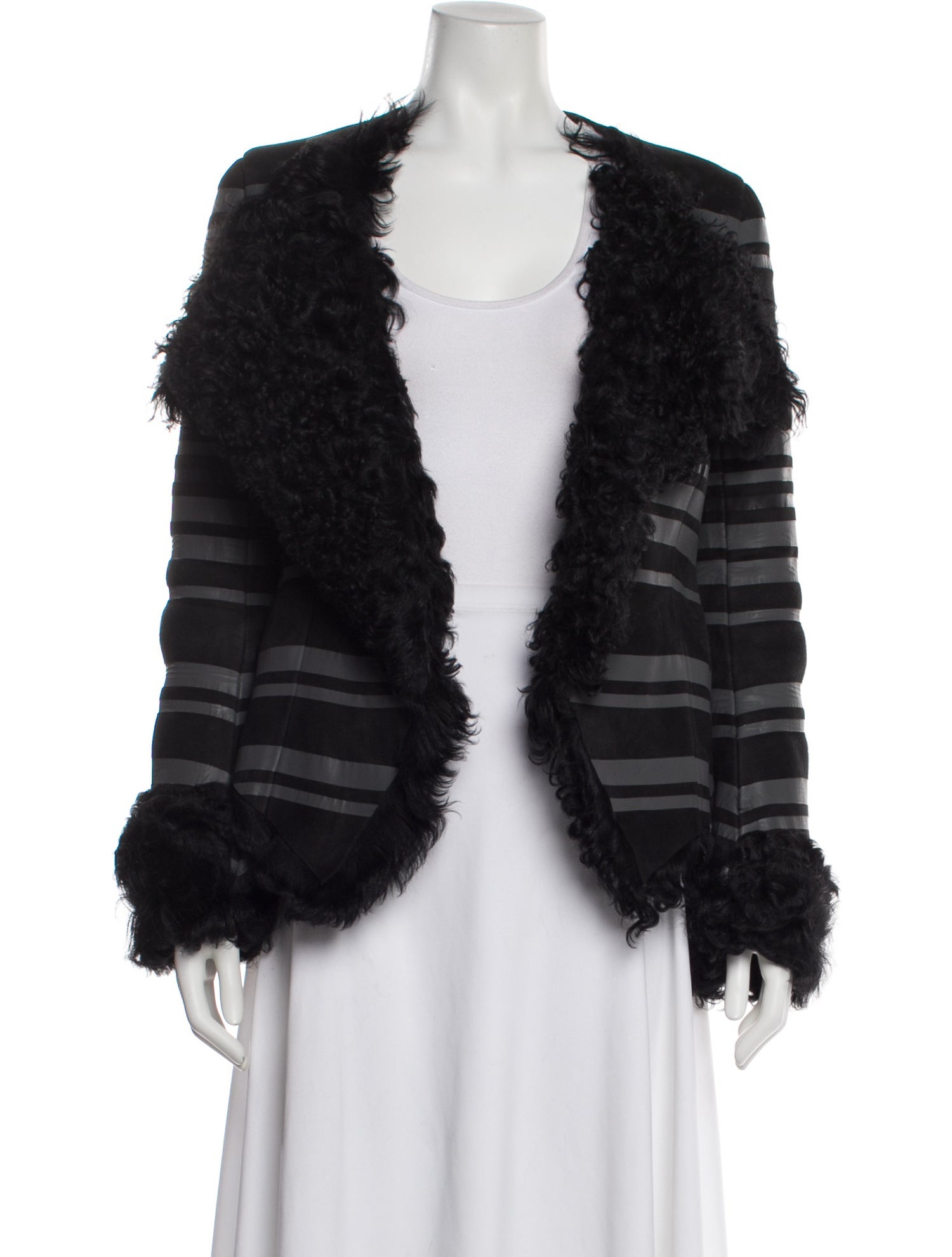 Balenciaga Vintage 2010 Faux Fur Jacket