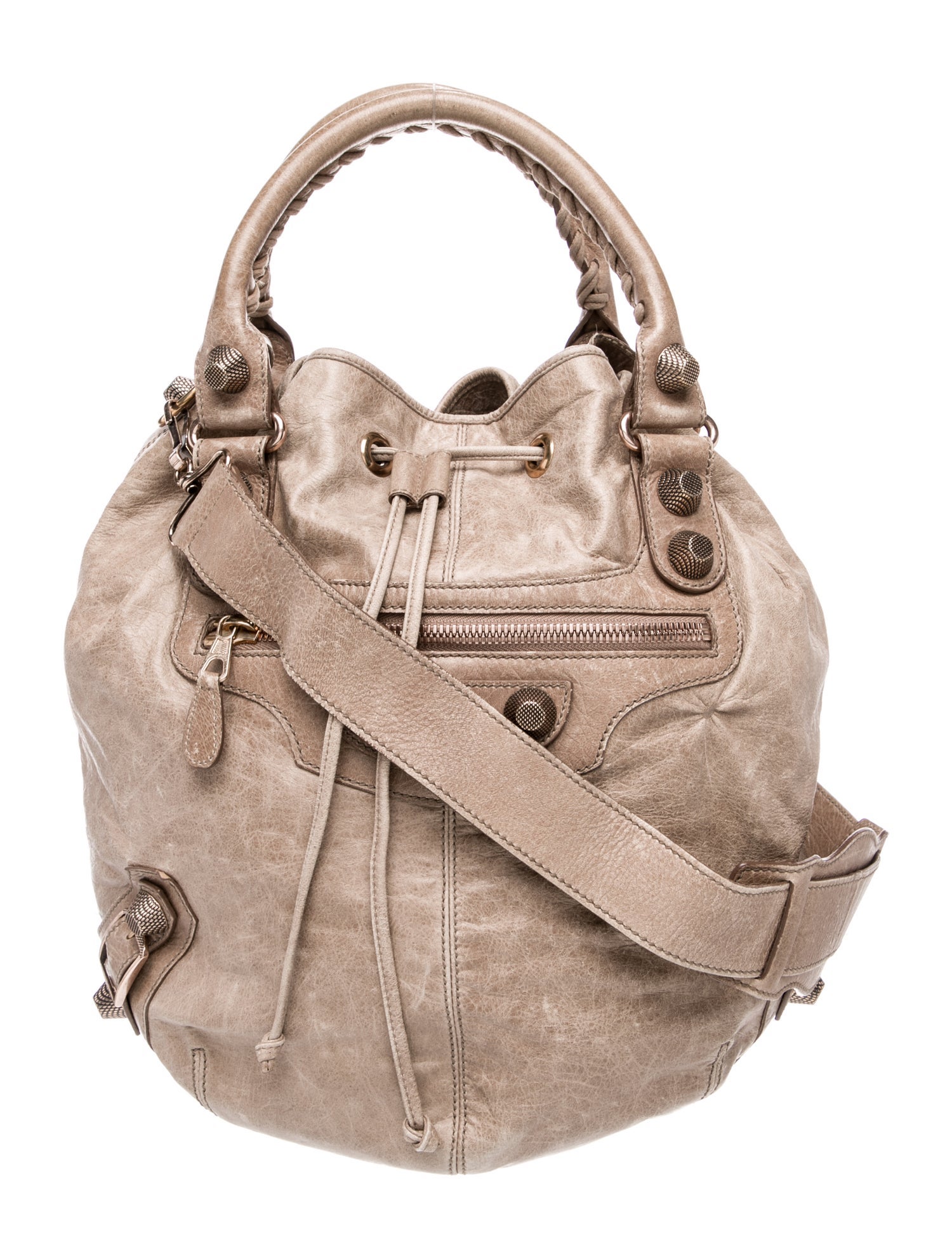 Balenciaga Leather Pompon