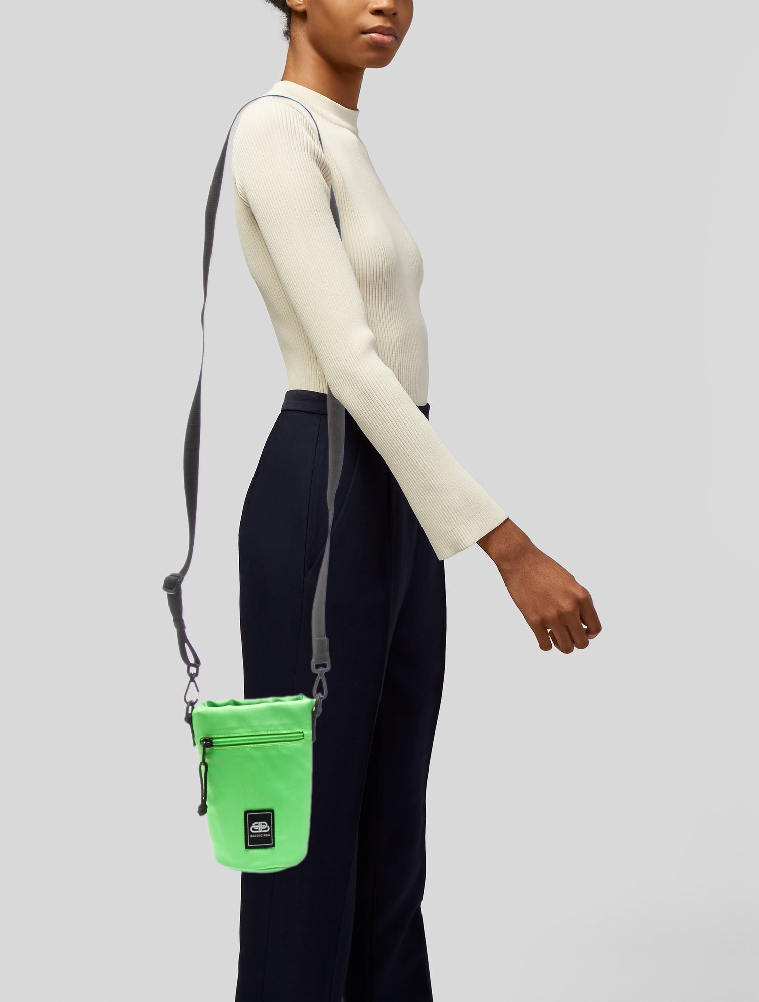 Balenciaga Nylon Bucket Bag