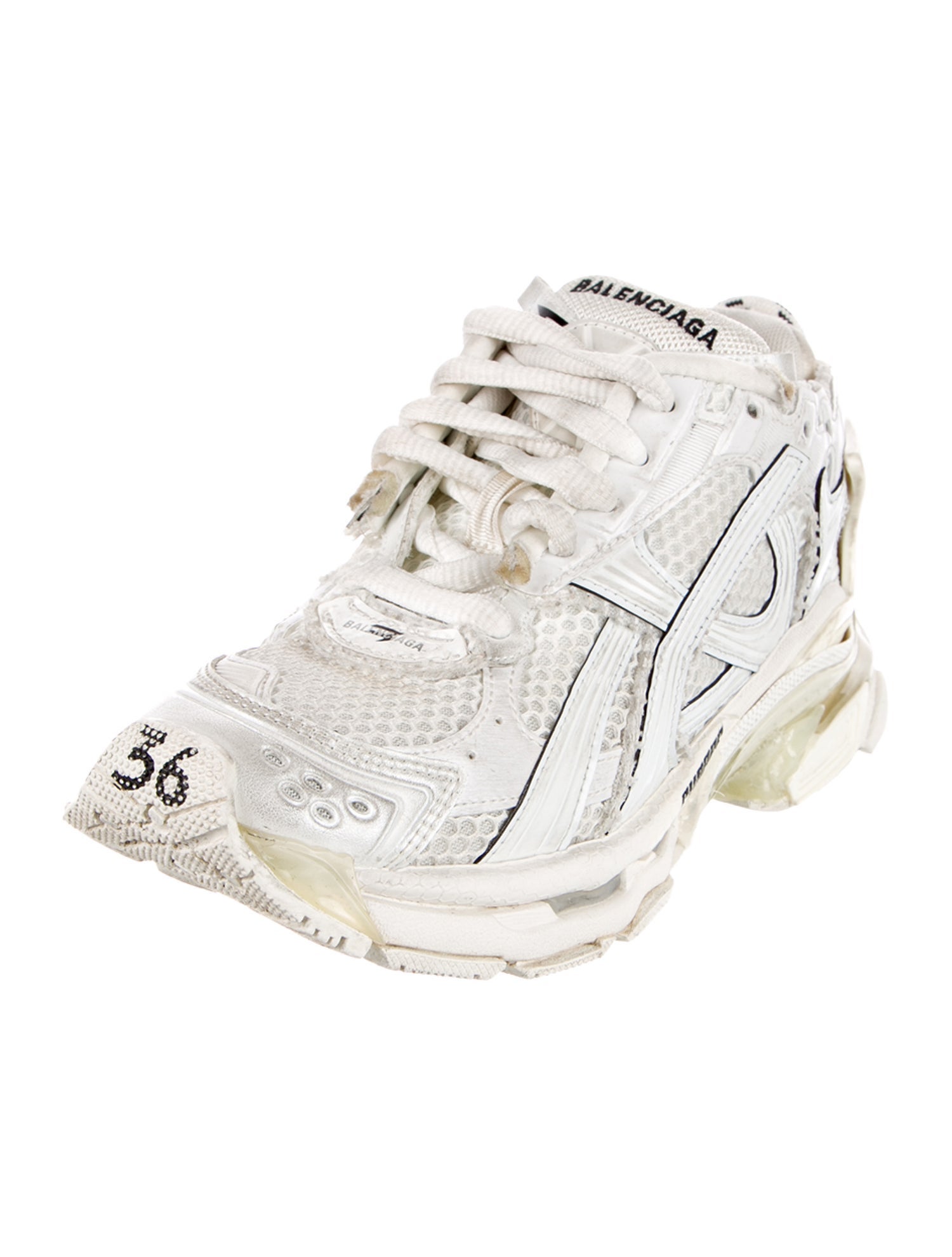 Balenciaga Mesh Printed Sneakers